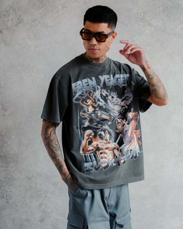 EREN TEE - ATTACK ON TITAN-comicclothing