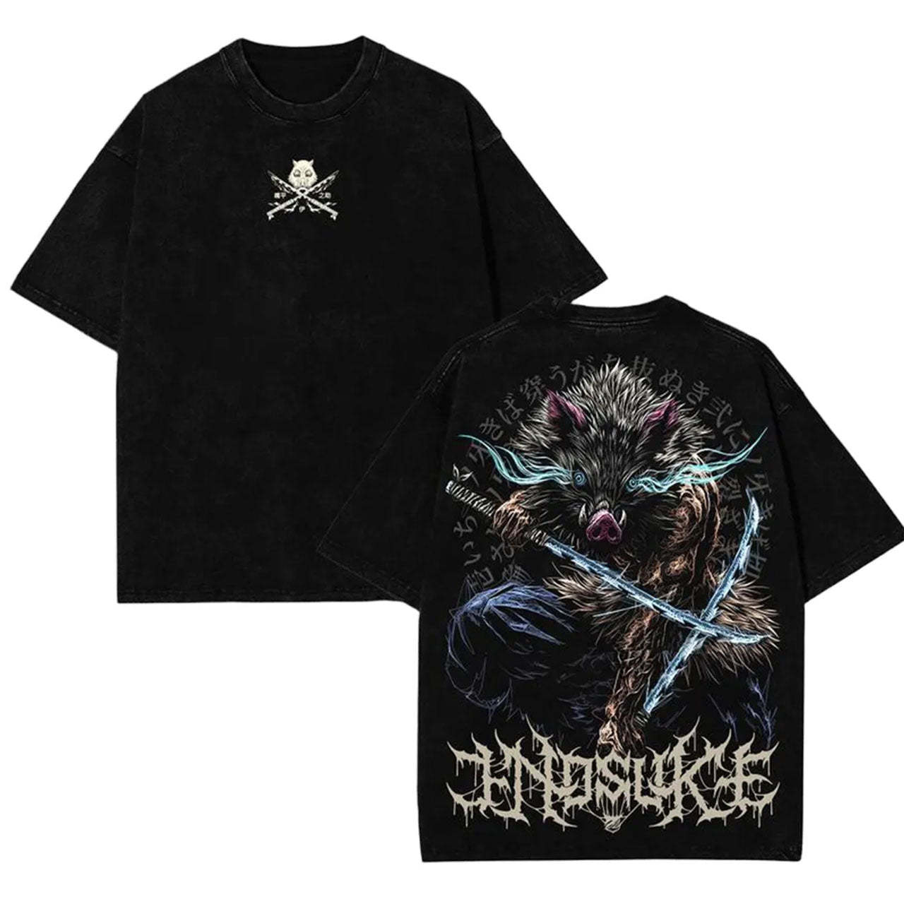 DEMON SLAYER UNISEX OVERSIZE ANIME TEE-[DS]-comicclothing