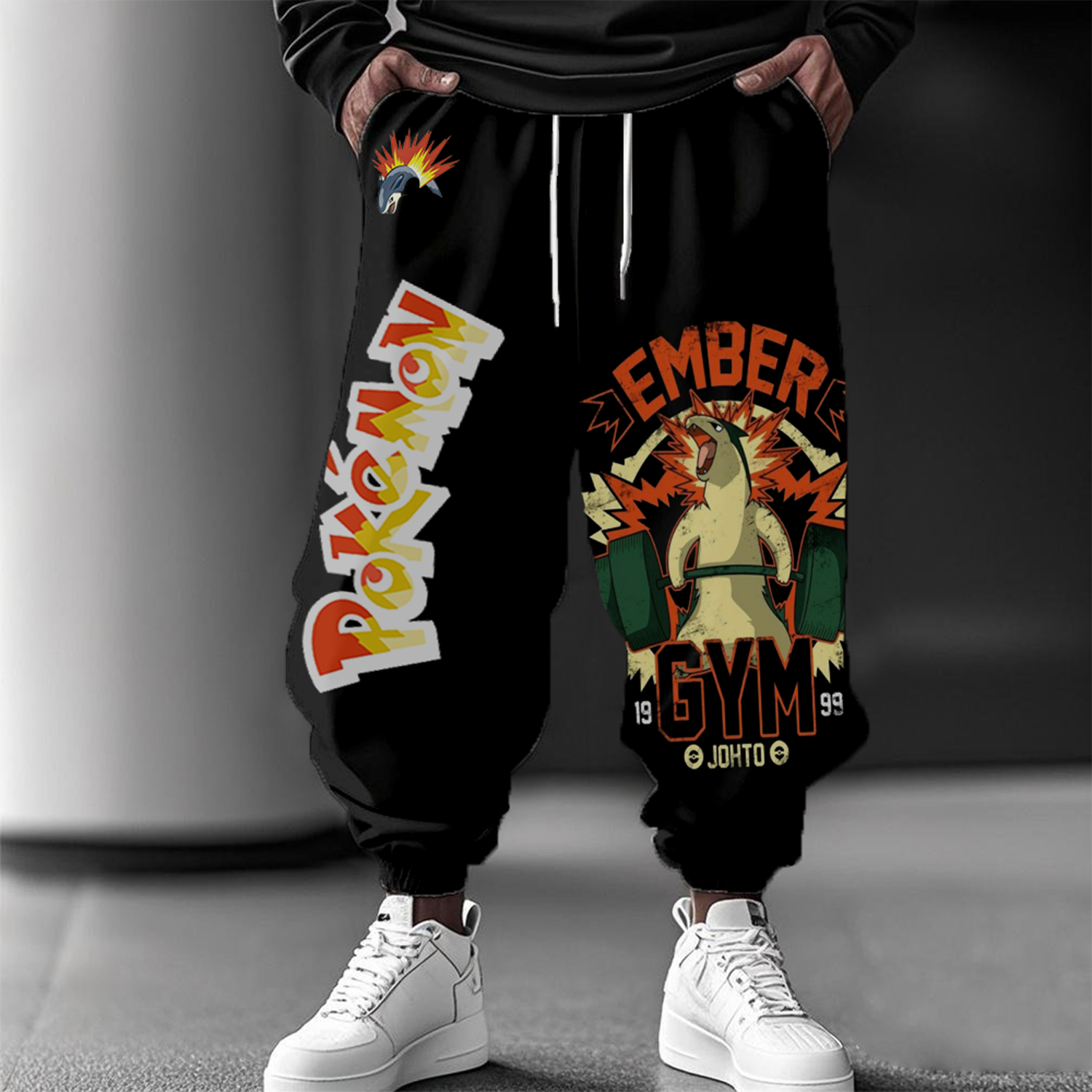 Unisex Casual Anime Streetwear Pants