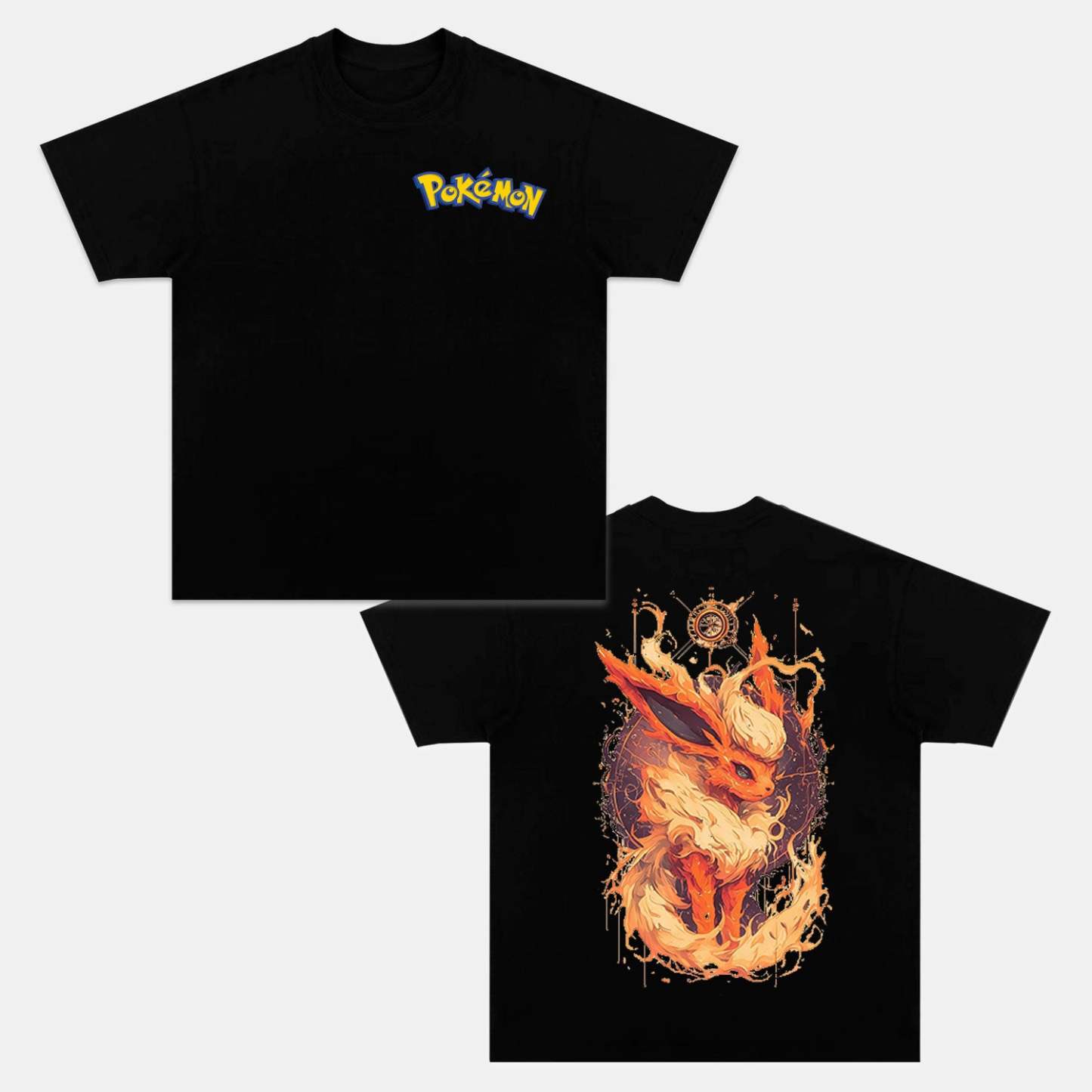 FLAREON UNISEX ANIME INSPIRED VINTAGE T-SHIRT丨POKÉMON-comicclothing