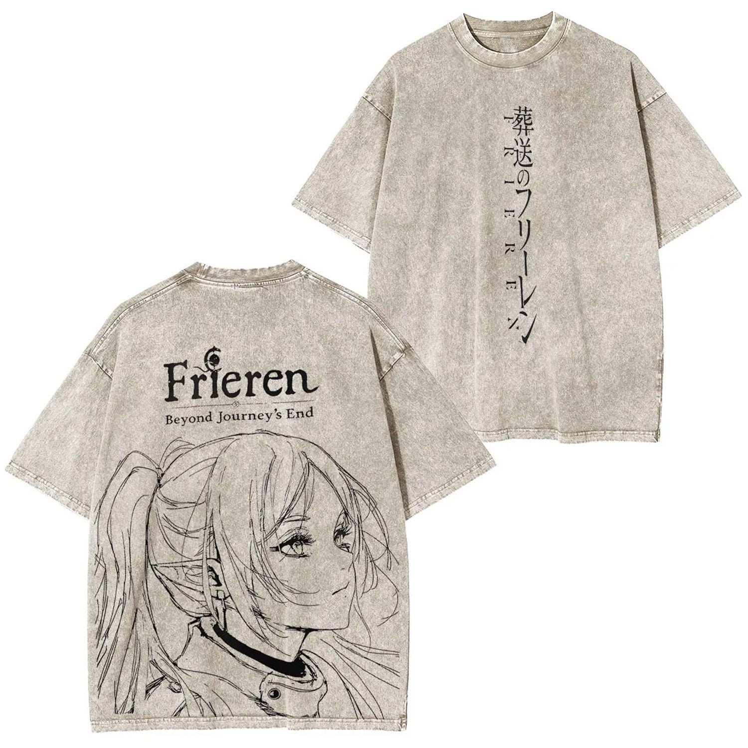 FRIEREN BEYOND JOURNEY’S END ANIME VINTAGE TEE-[DS]-comicclothing