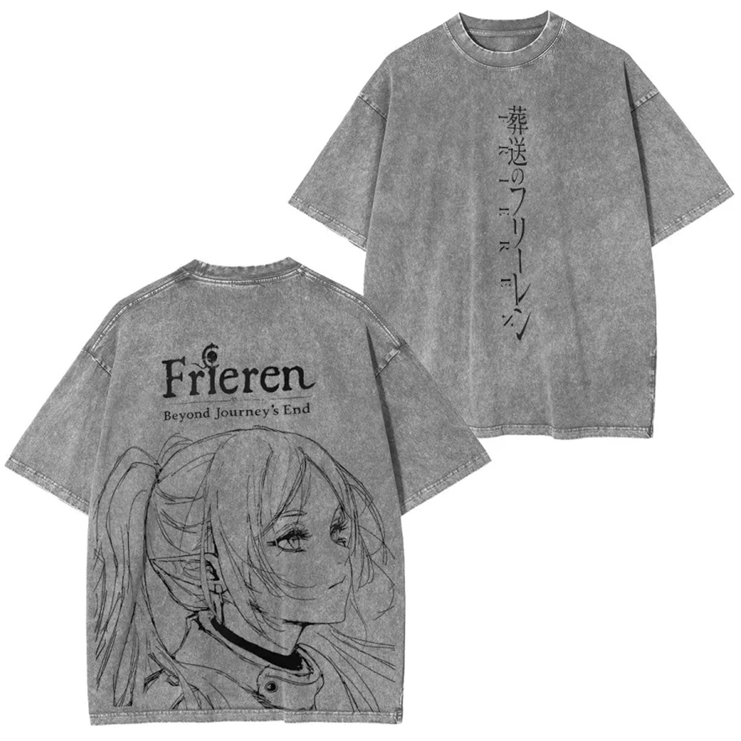 FRIEREN BEYOND JOURNEY’S END ANIME VINTAGE TEE-[DS]-comicclothing
