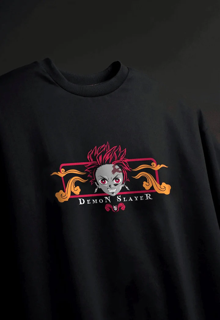 Tanjiro Demon Slayer Oversized T-shirt-comicclothing