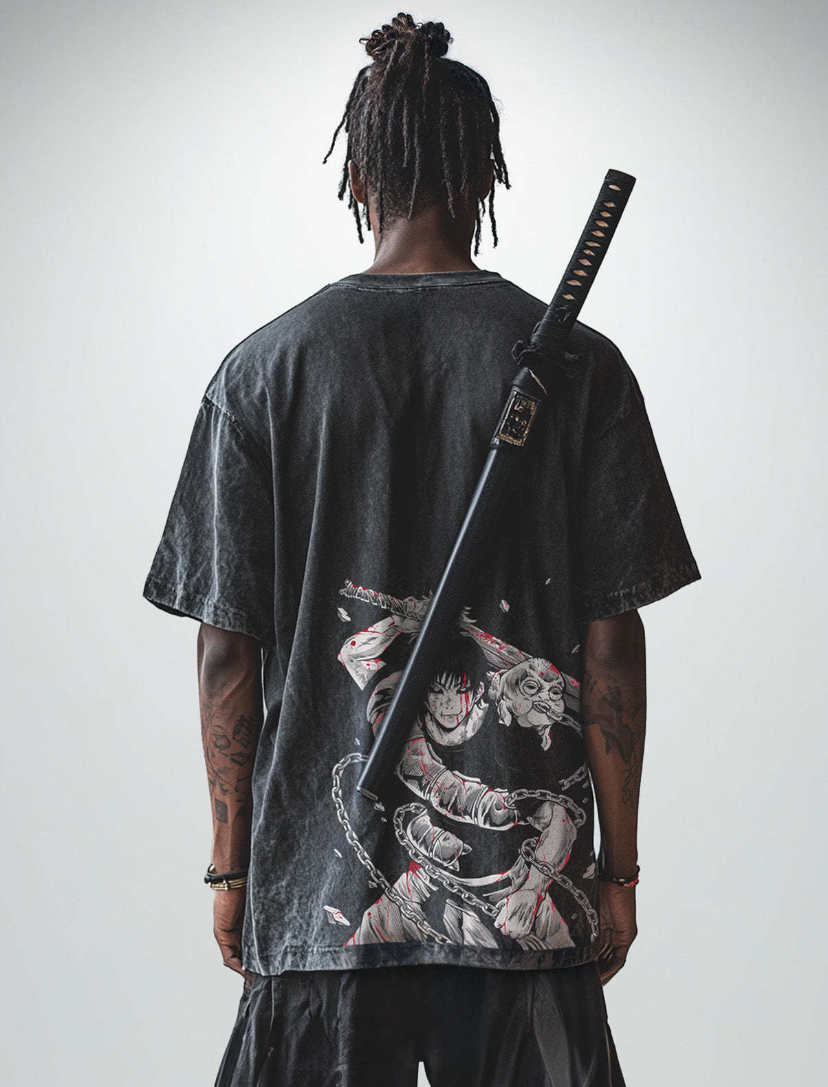 VINTAGE TEE丨Divine Border Toji 2-Sided Vintage Tee-Sporttstores