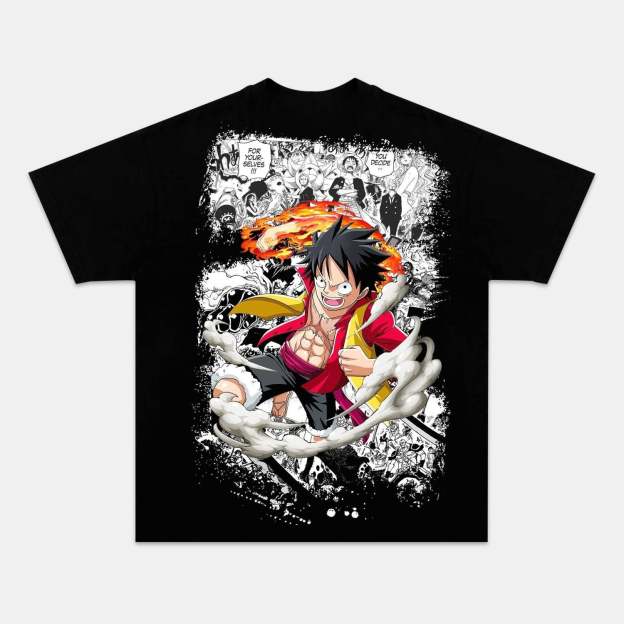 LUFFY VINTAGE TEE丨ONE PIECE-comicclothing