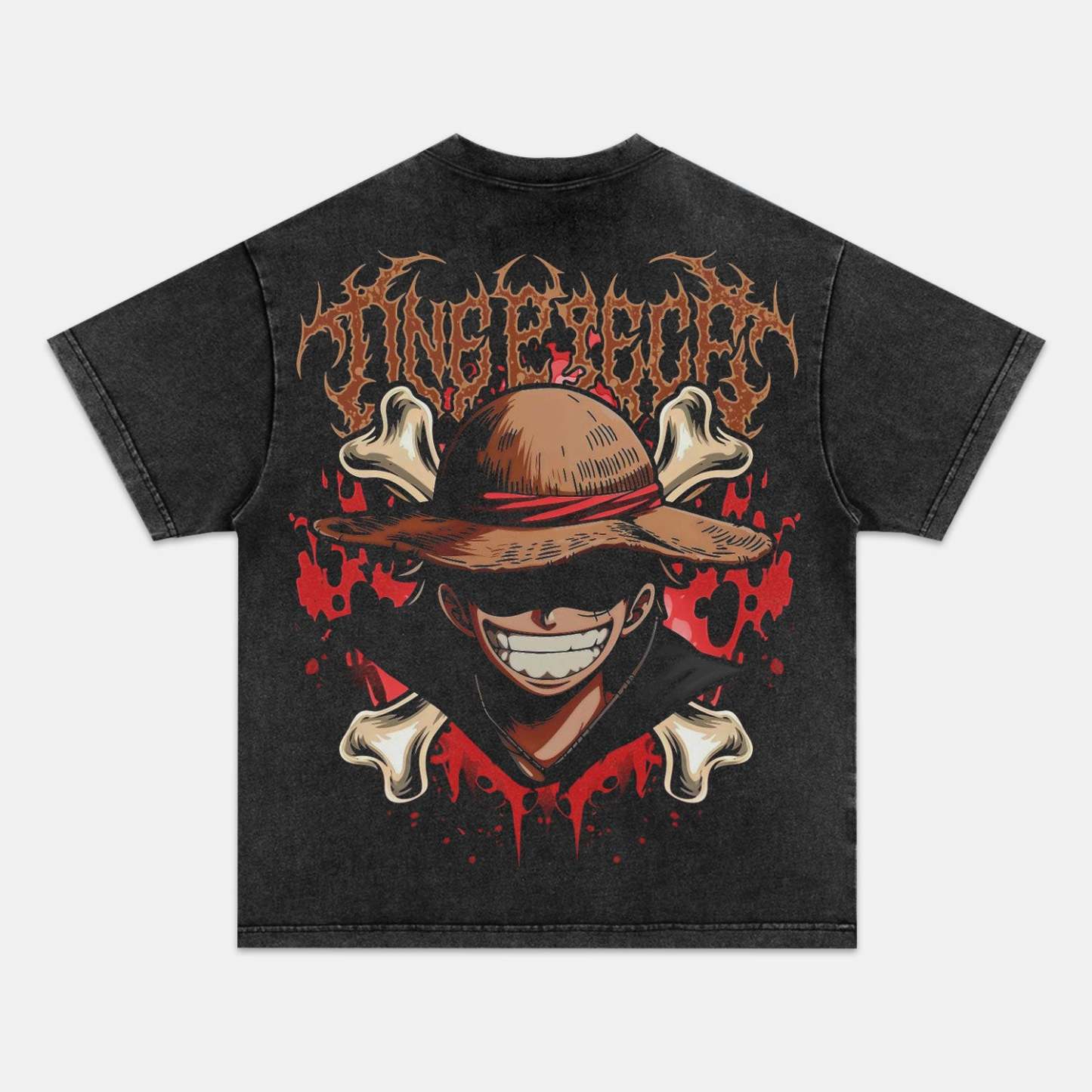 LUFFY ANIME INSPIRED VINTAGE TEE丨ONE PIECE-comicclothing