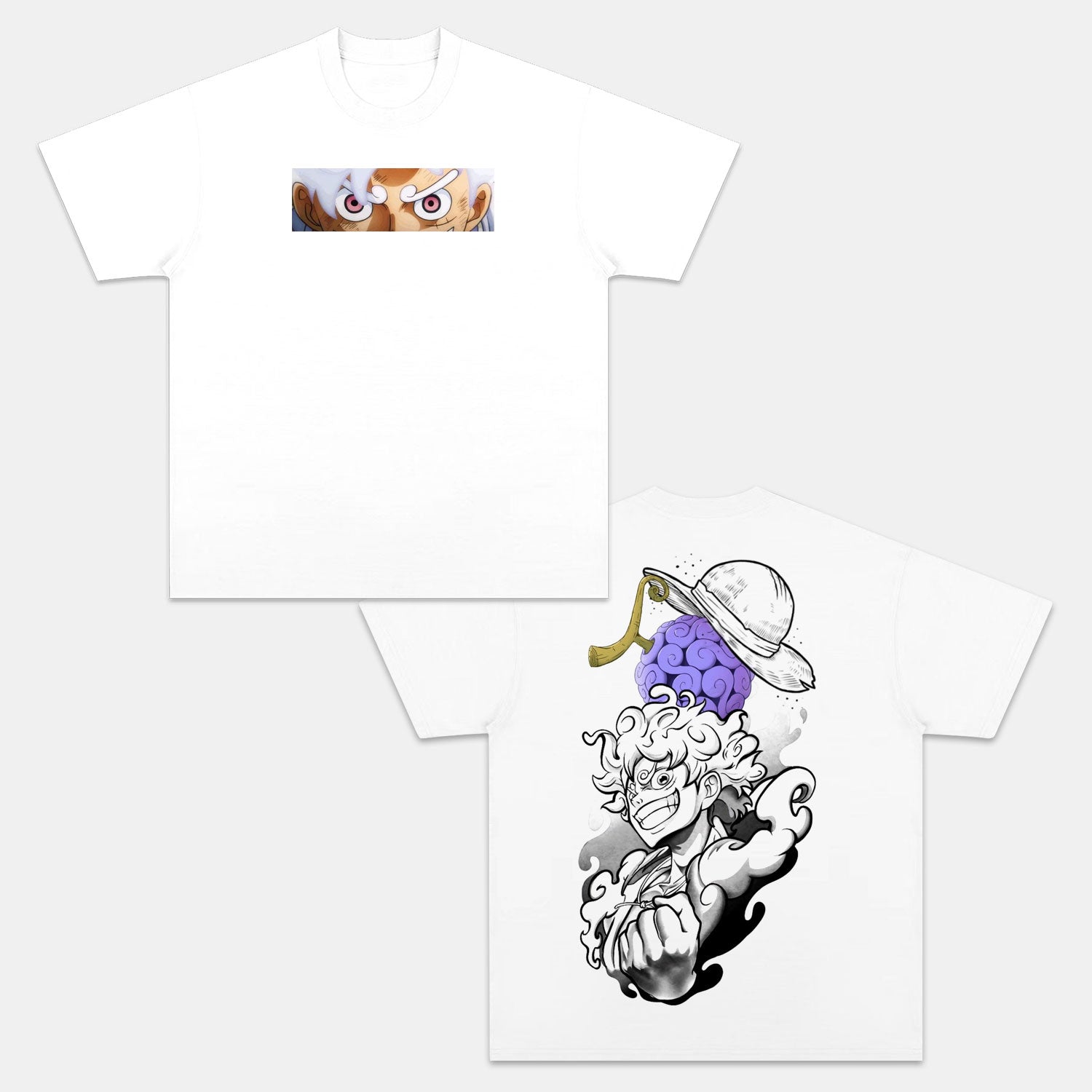 LUFFY UNISEX ANIME INSPIRED VINTAGE T-SHIRT丨ONE PIECE-comicclothing