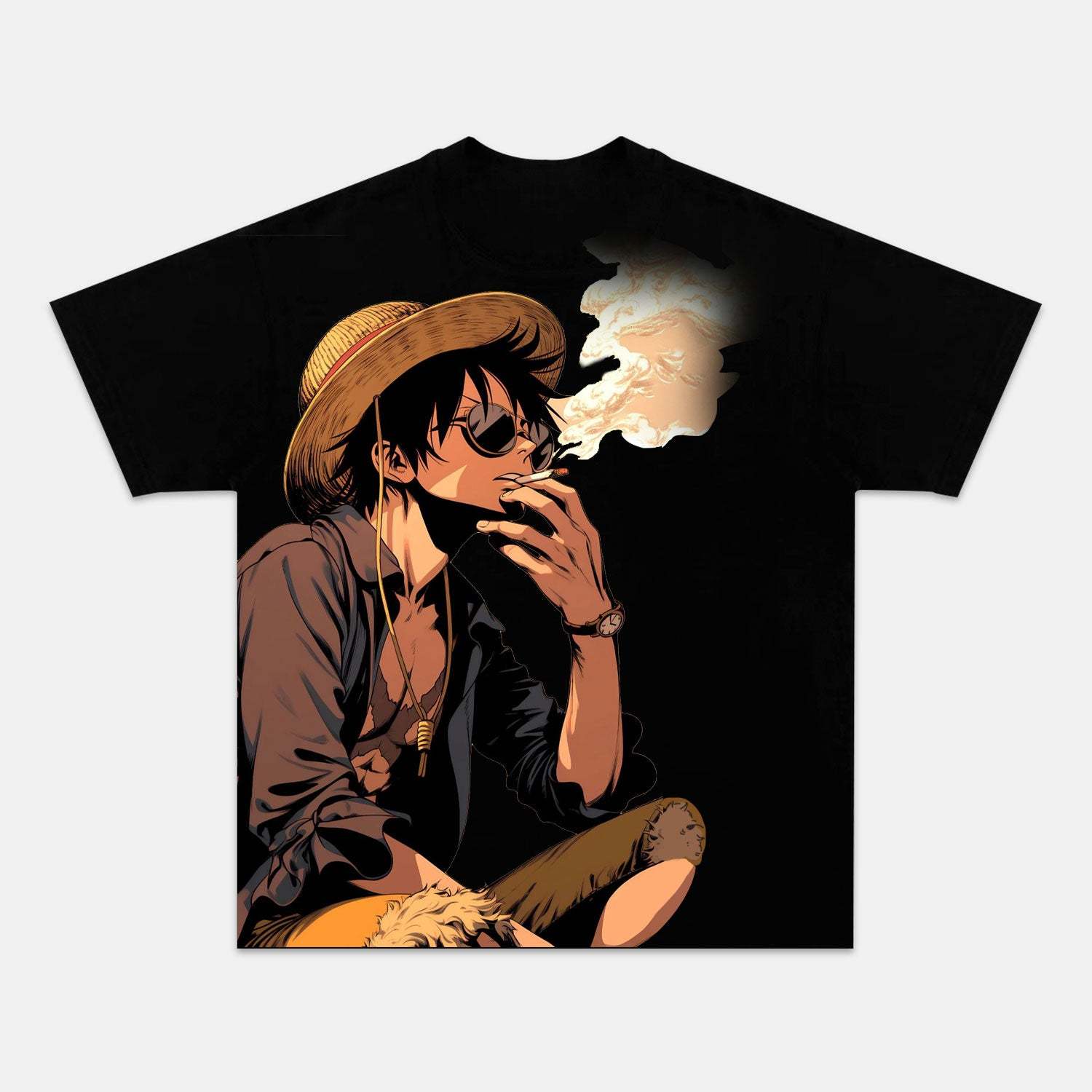 LUFFY ANIME INSPIRED VINTAGE TEE丨ONE PIECE-comicclothing