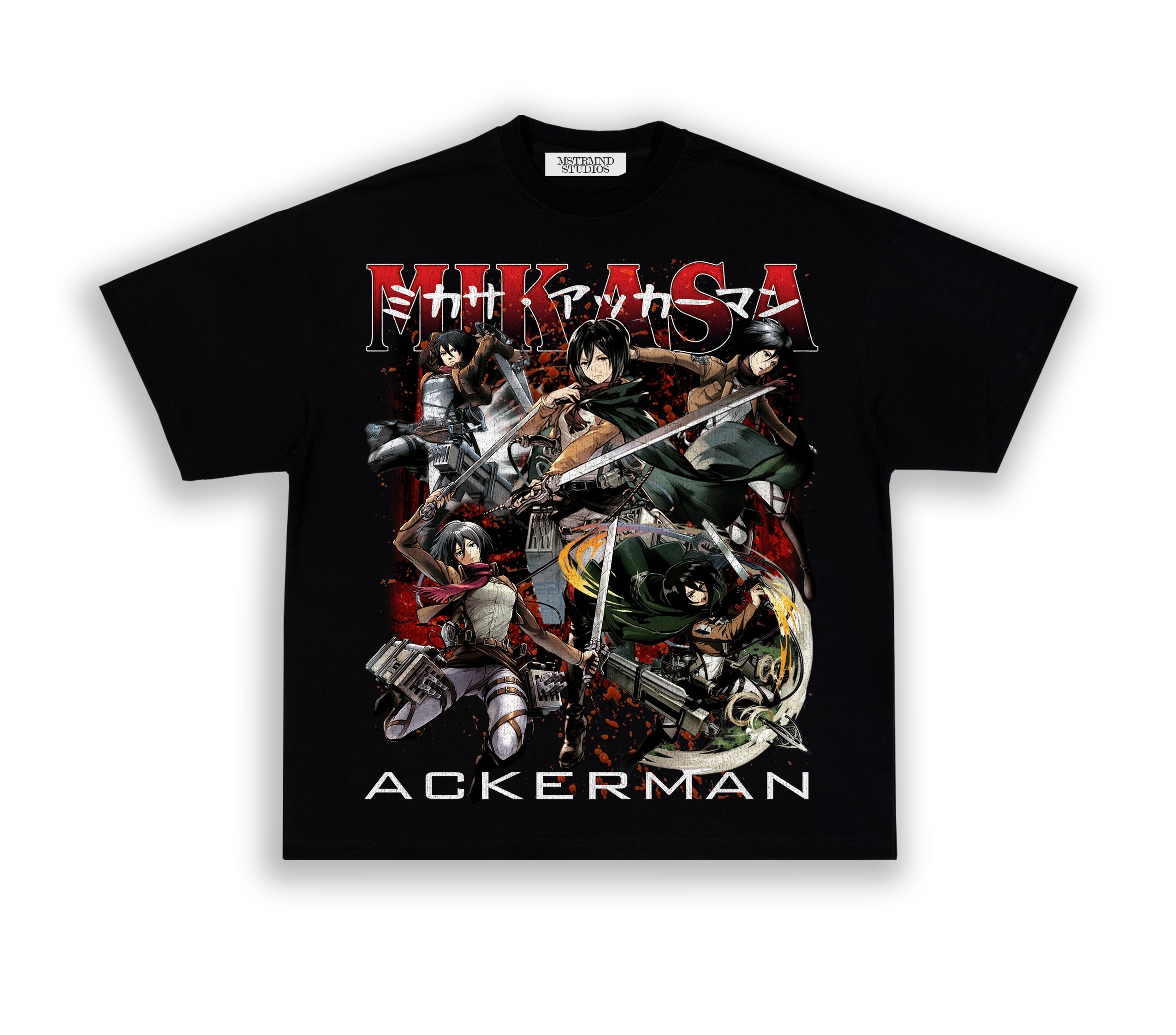 MIKASA TEE - ATTACK ON TITAN-comicclothing