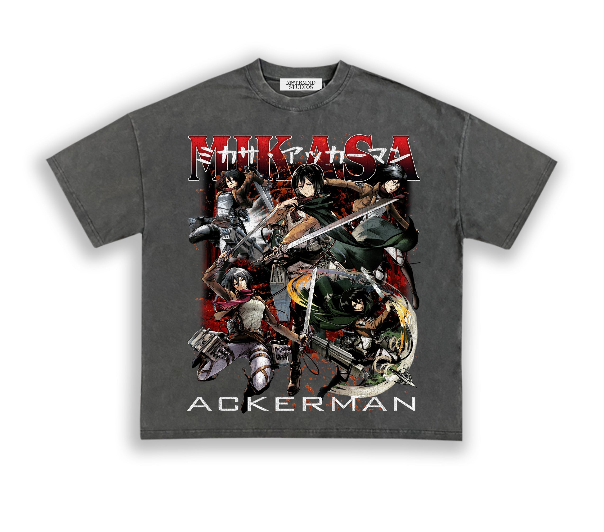 MIKASA TEE - ATTACK ON TITAN-comicclothing