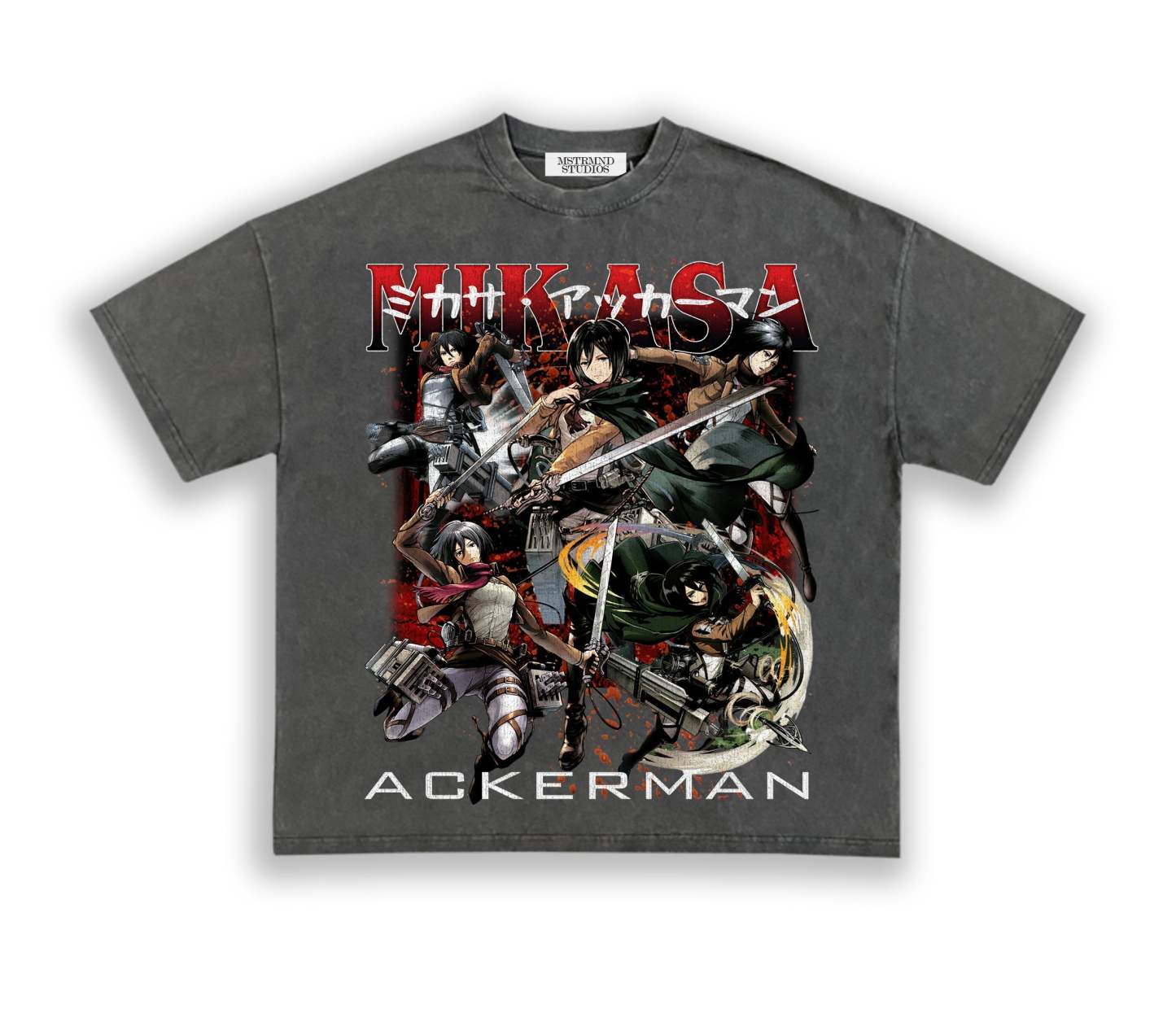 MIKASA TEE - ATTACK ON TITAN-comicclothing