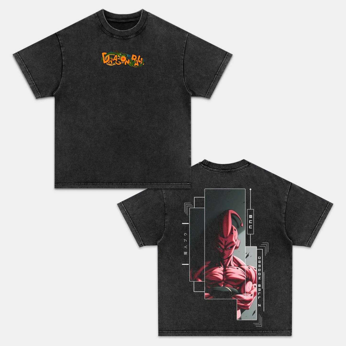 MAJIN BUU UNISEX ANIME INSPIRED VINTAGE T-SHIRT -comicclothing