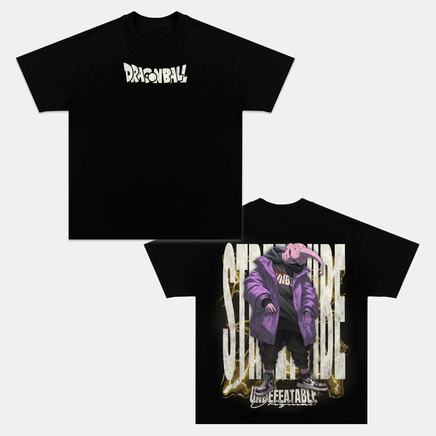 MAJIN BUU UNISEX ANIME INSPIRED VINTAGE T-SHIRT -comicclothing