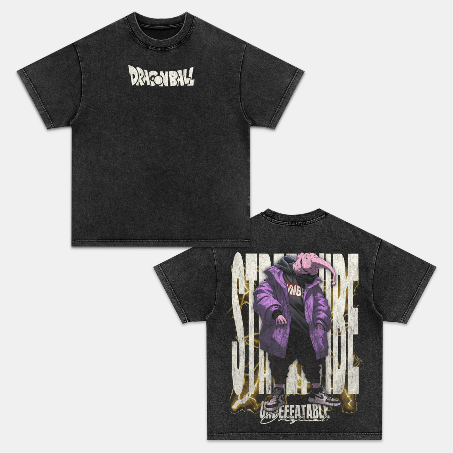 MAJIN BUU UNISEX ANIME INSPIRED VINTAGE T-SHIRT -comicclothing