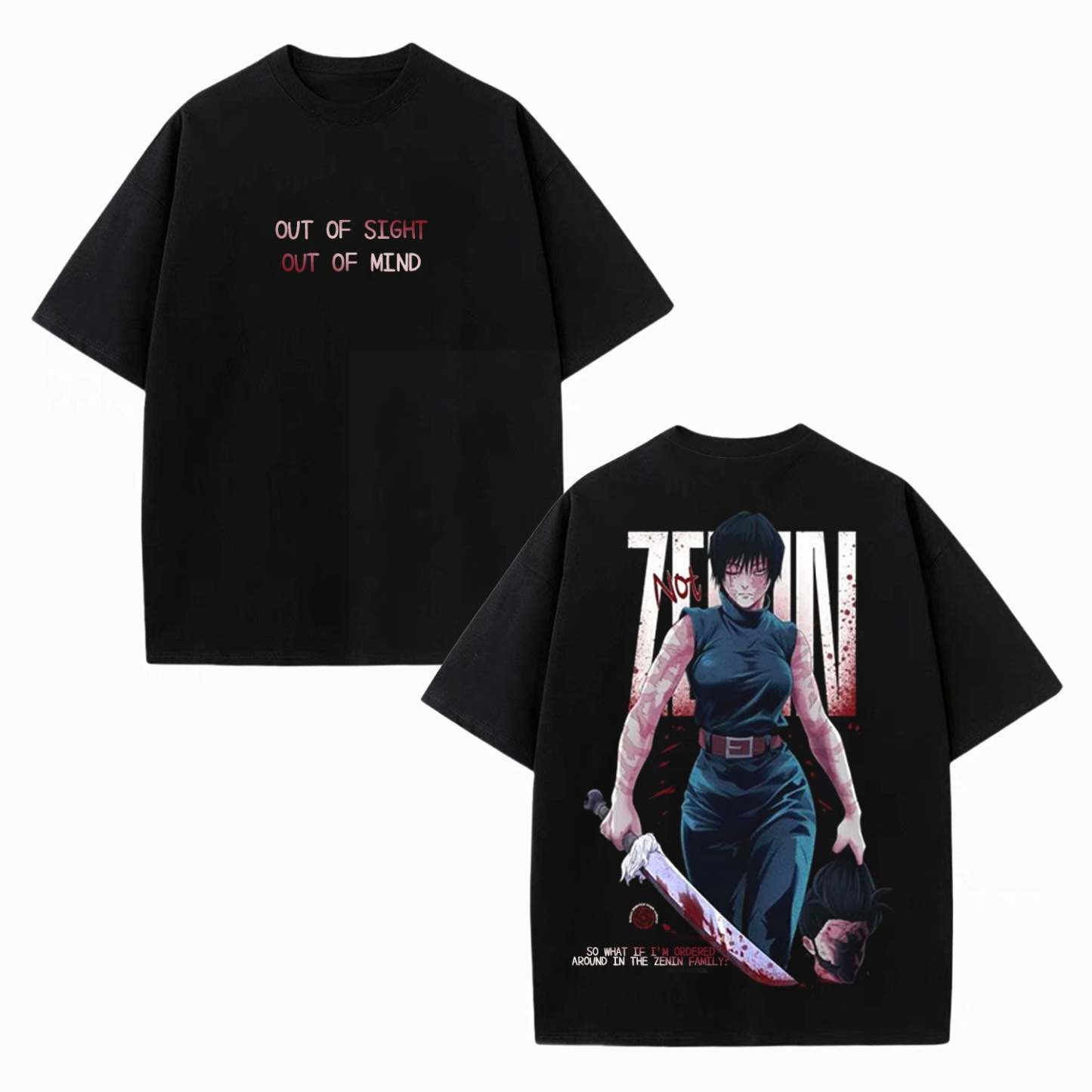 MAKI ZENIN ANIME UNISEX WASHED TEE -[DS]-comicclothing