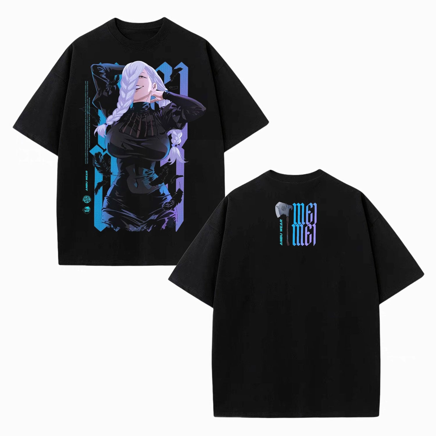 MEI MEI ANIME UNISEX WASHED TEE -[DS]-comicclothing