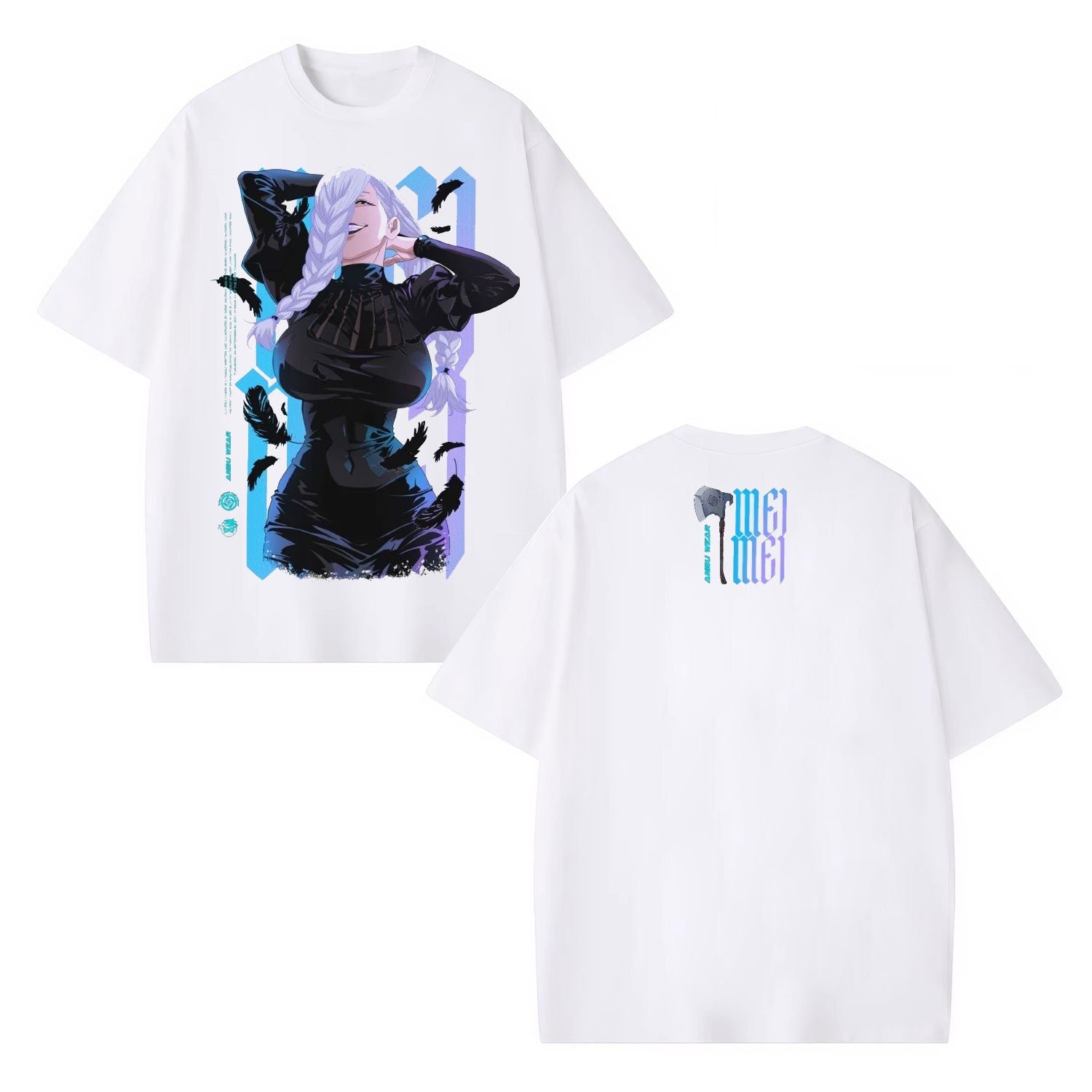 MEI MEI ANIME UNISEX WASHED TEE -[DS]-comicclothing