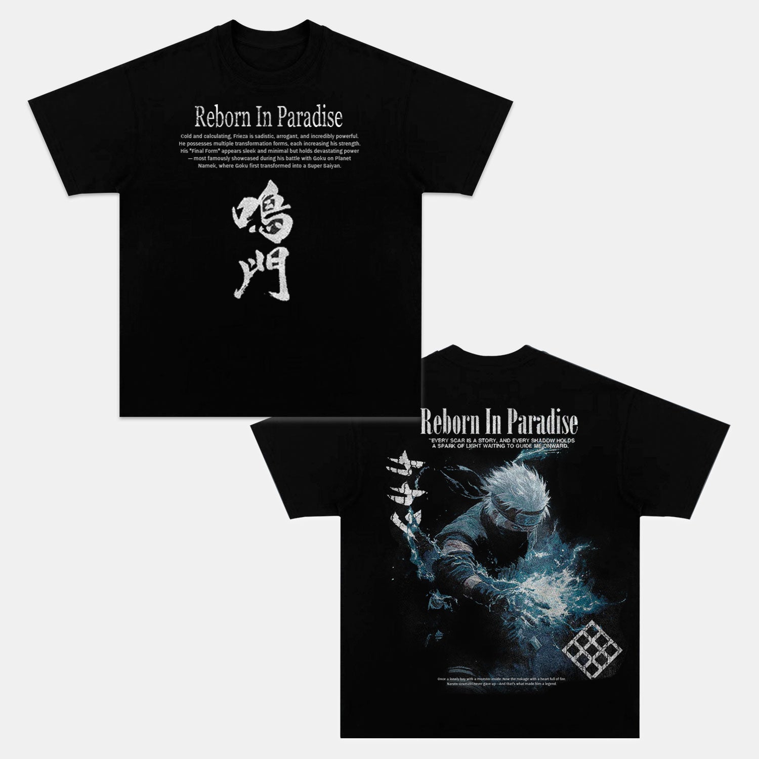 NARUTO 2.0 “COPY NINJA” KAKASHI SENSEI OVERSIZED TEE-comicclothing