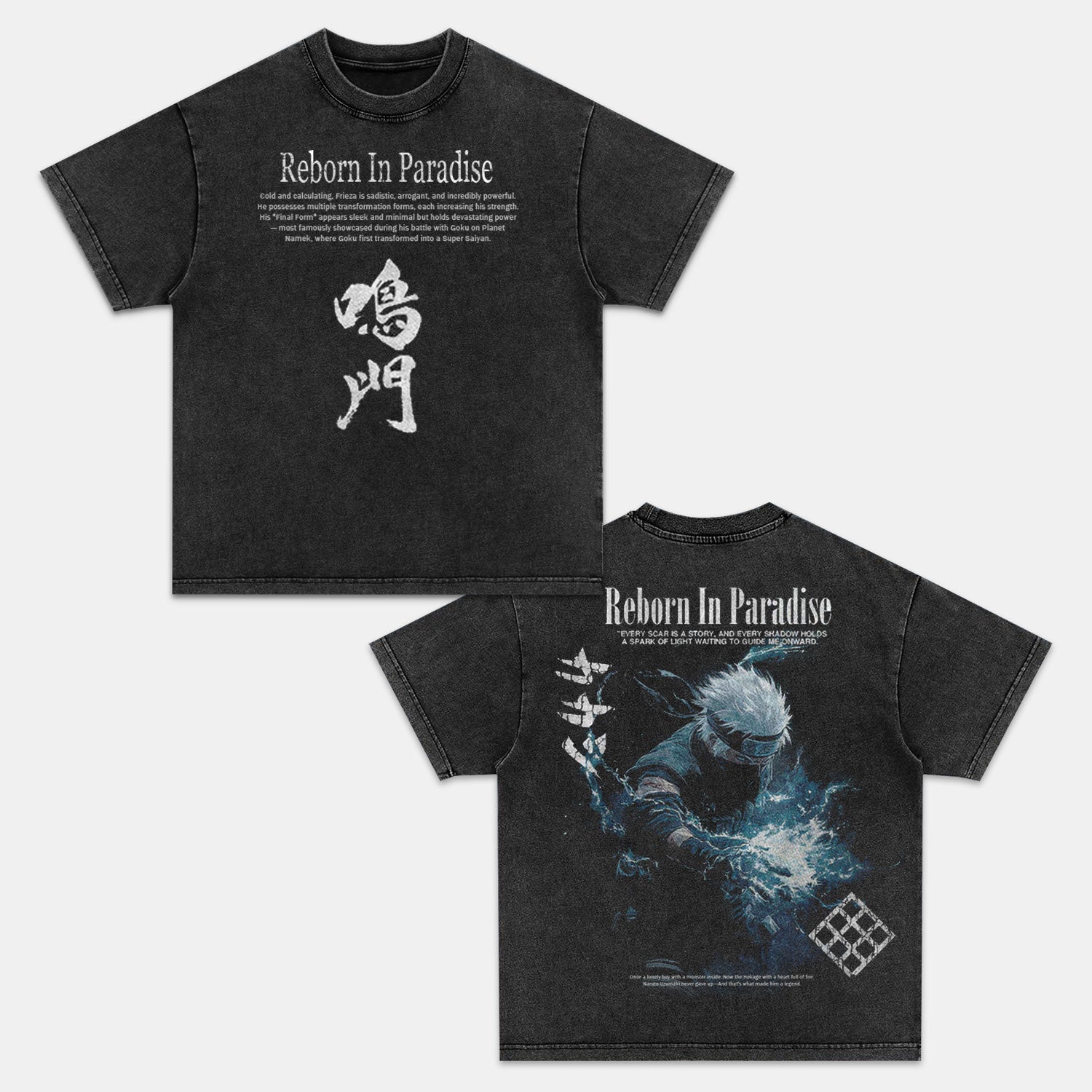 NARUTO 2.0 “COPY NINJA” KAKASHI SENSEI OVERSIZED TEE-comicclothing