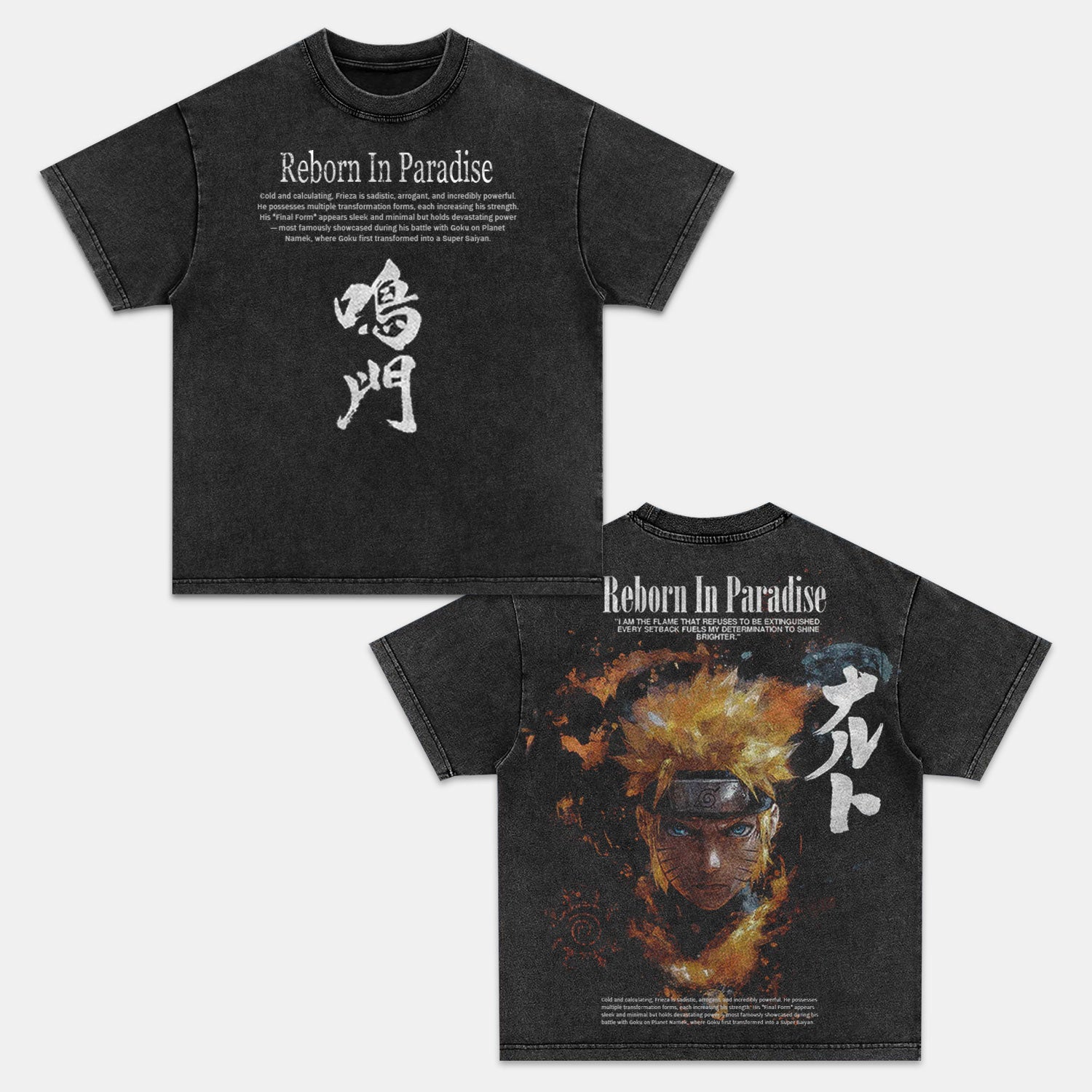 NARUTO 2.0 “SHADOW OF THE FOX” OVERSIZED TEE-comicclothing