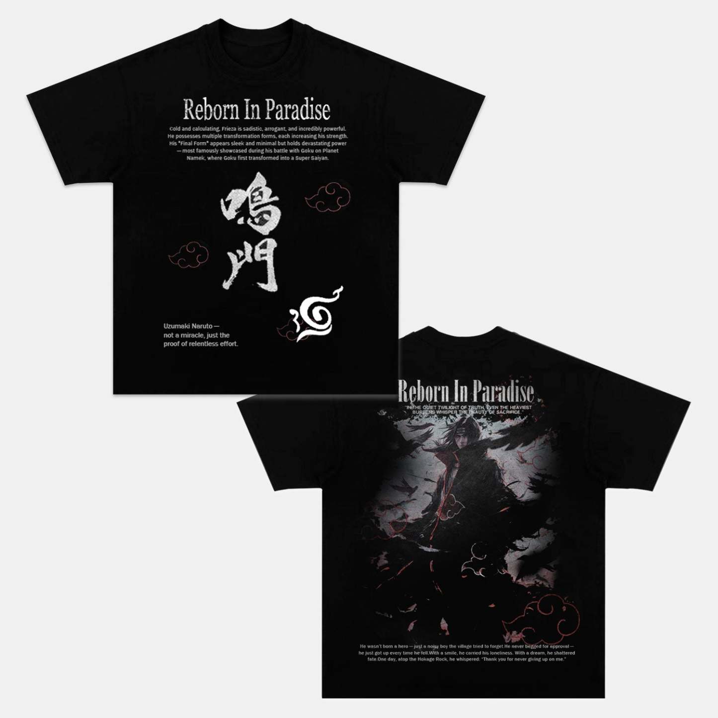 NARUTO 2.0 “UCHIHA LEGACY” ITACHI OVERSIZED TEE-comicclothing