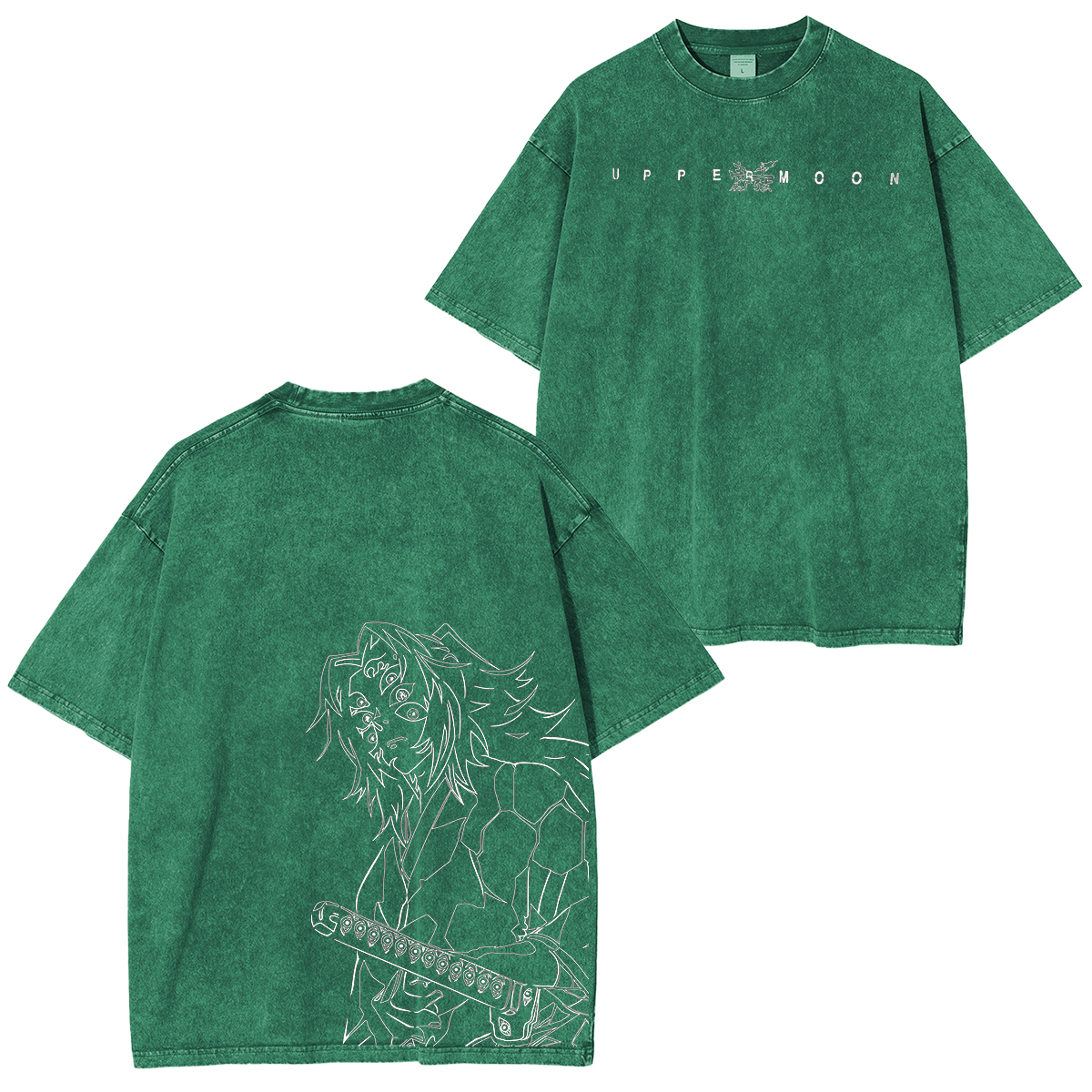 Demon Slayer Anime Unisex Washed T-Shirt-comicclothing
