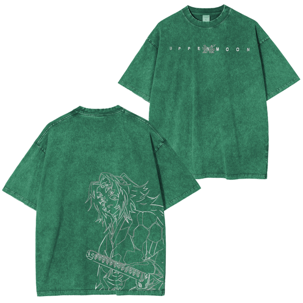 Demon Slayer Anime Unisex Washed T-Shirt-comicclothing