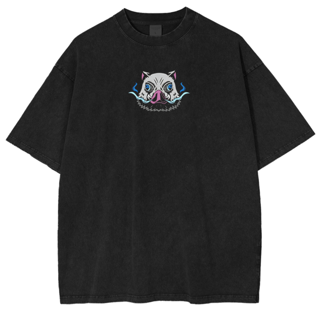 INOSUKE ,Demon Slayer Anime Unisex Washed T-Shirt-comicclothing