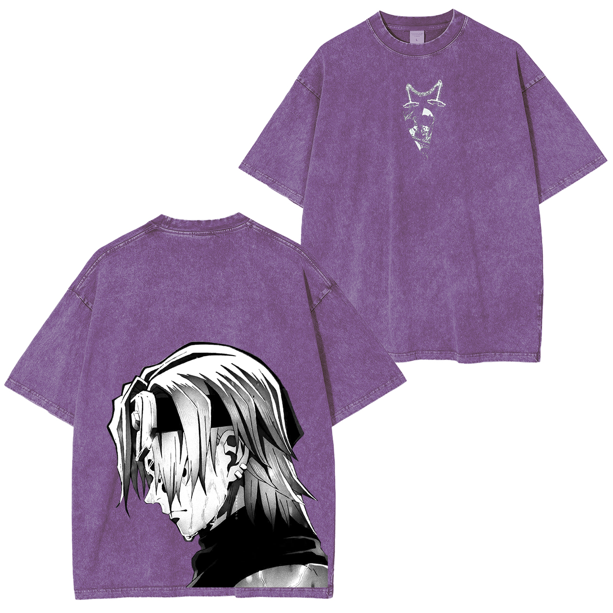 Uzui Tengen ,Demon Slayer Anime Unisex Washed T-Shirt-comicclothing