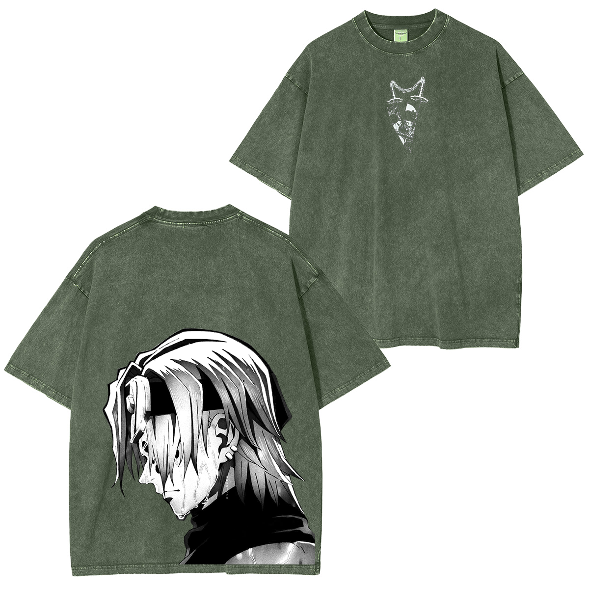 Uzui Tengen ,Demon Slayer Anime Unisex Washed T-Shirt-comicclothing