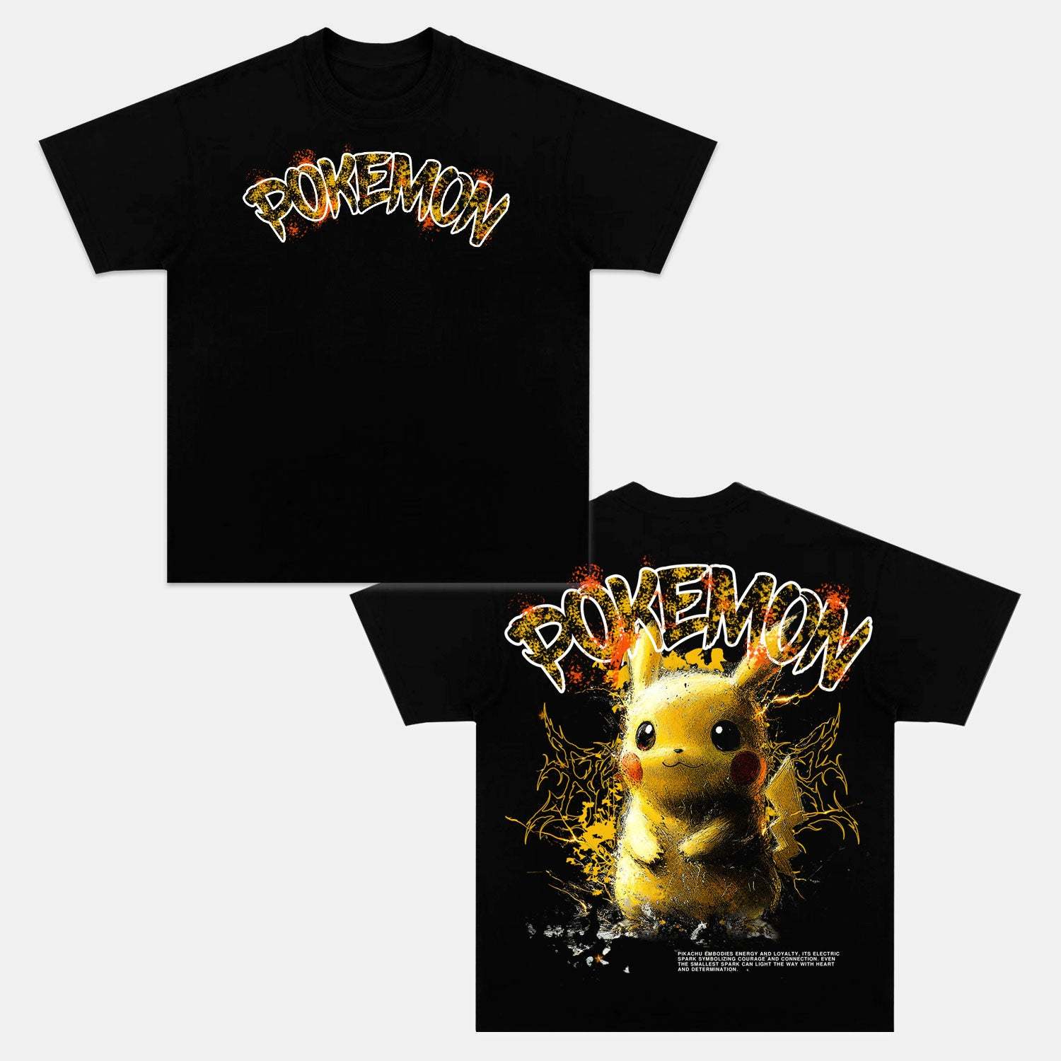 PIKACHU VINTAGE OVERSIZED CHILD TEE丨POKÉMON