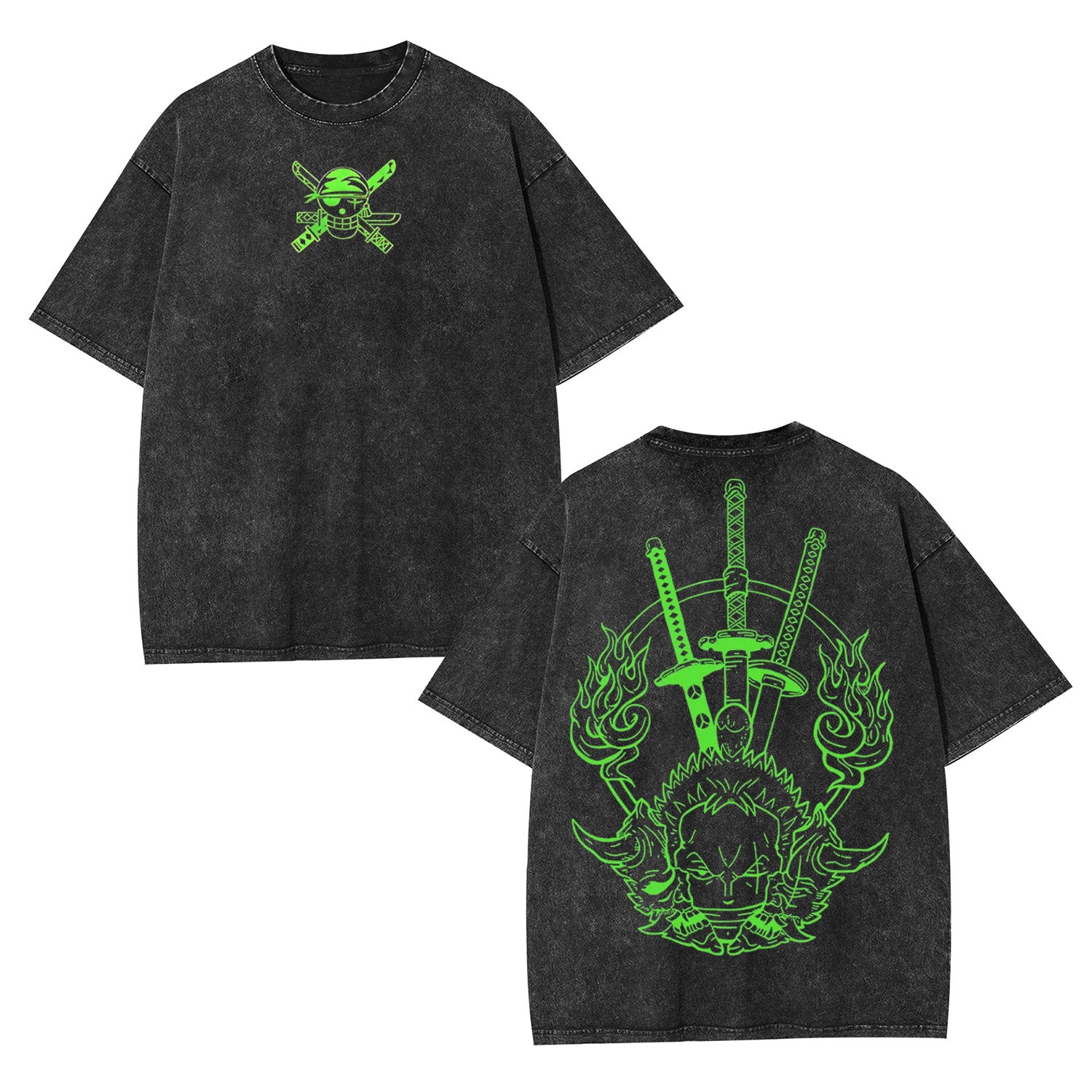RORONOA ZORO ANIME INSPIRED VINTAGE TEE丨ONE PIECE-[DS]-comicclothing