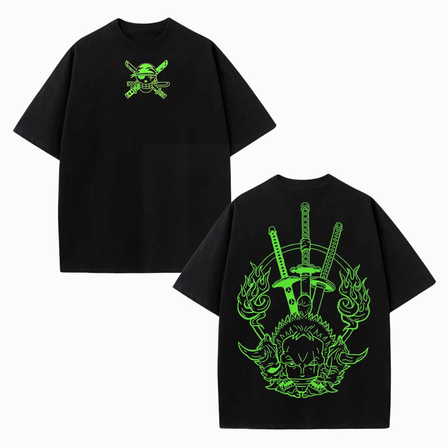 RORONOA ZORO ANIME INSPIRED VINTAGE TEE丨ONE PIECE-[DS]-comicclothing