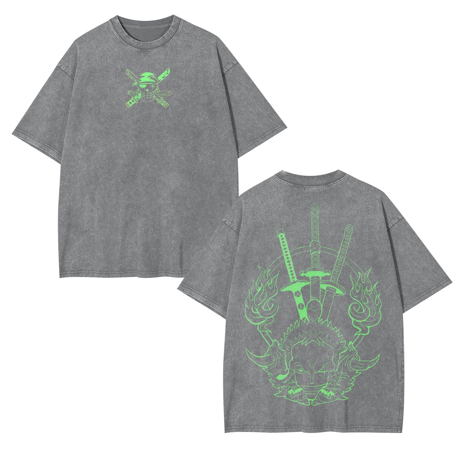 RORONOA ZORO ANIME INSPIRED VINTAGE TEE丨ONE PIECE-[DS]-comicclothing