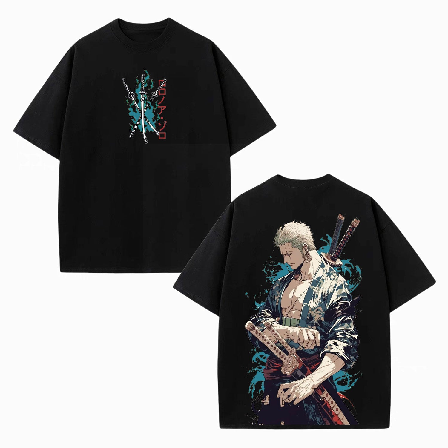 RORONOA ZORO ANIME INSPIRED VINTAGE TEE丨ONE PIECE-[DS]-comicclothing