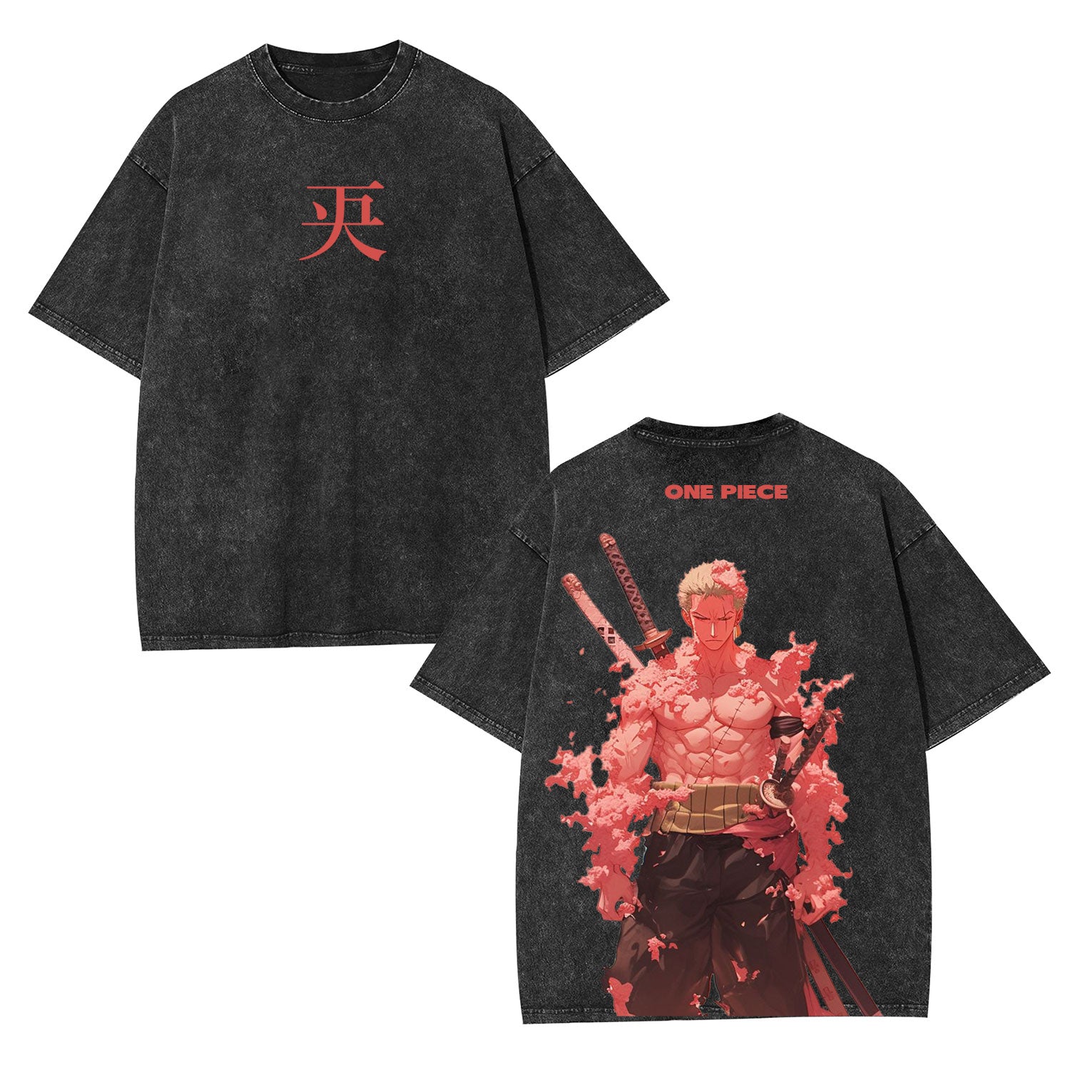 RORONOA ZORO ANIME INSPIRED VINTAGE TEE丨ONE PIECE-[DS]-comicclothing