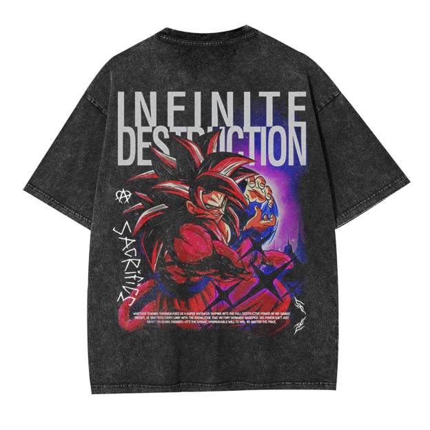 SON GOKU ANIME OVERSIZED TEE 丨 DRAGON BALL-[BACK]-comicclothing