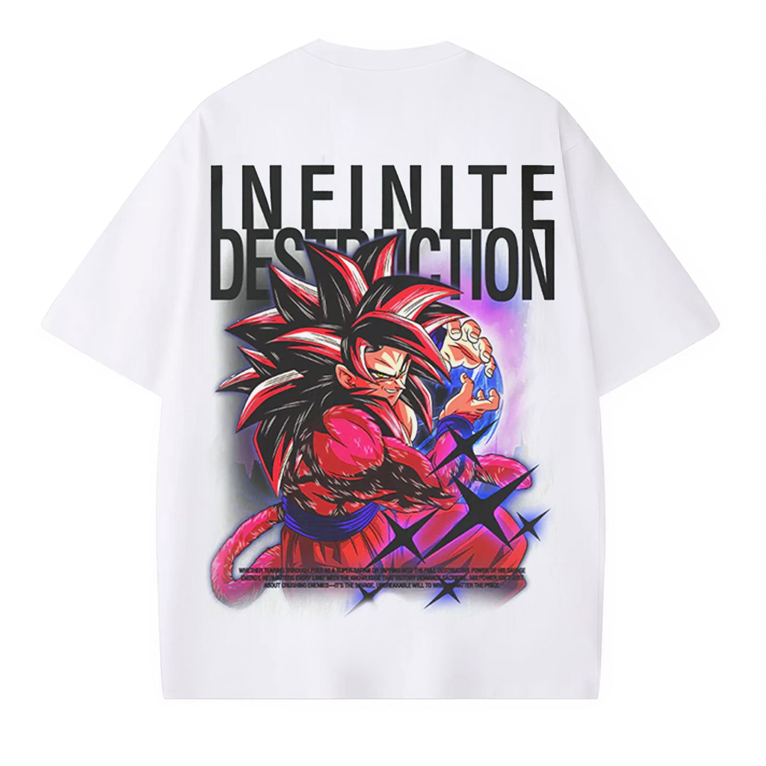 SON GOKU ANIME OVERSIZED TEE 丨 DRAGON BALL-[BACK]-comicclothing