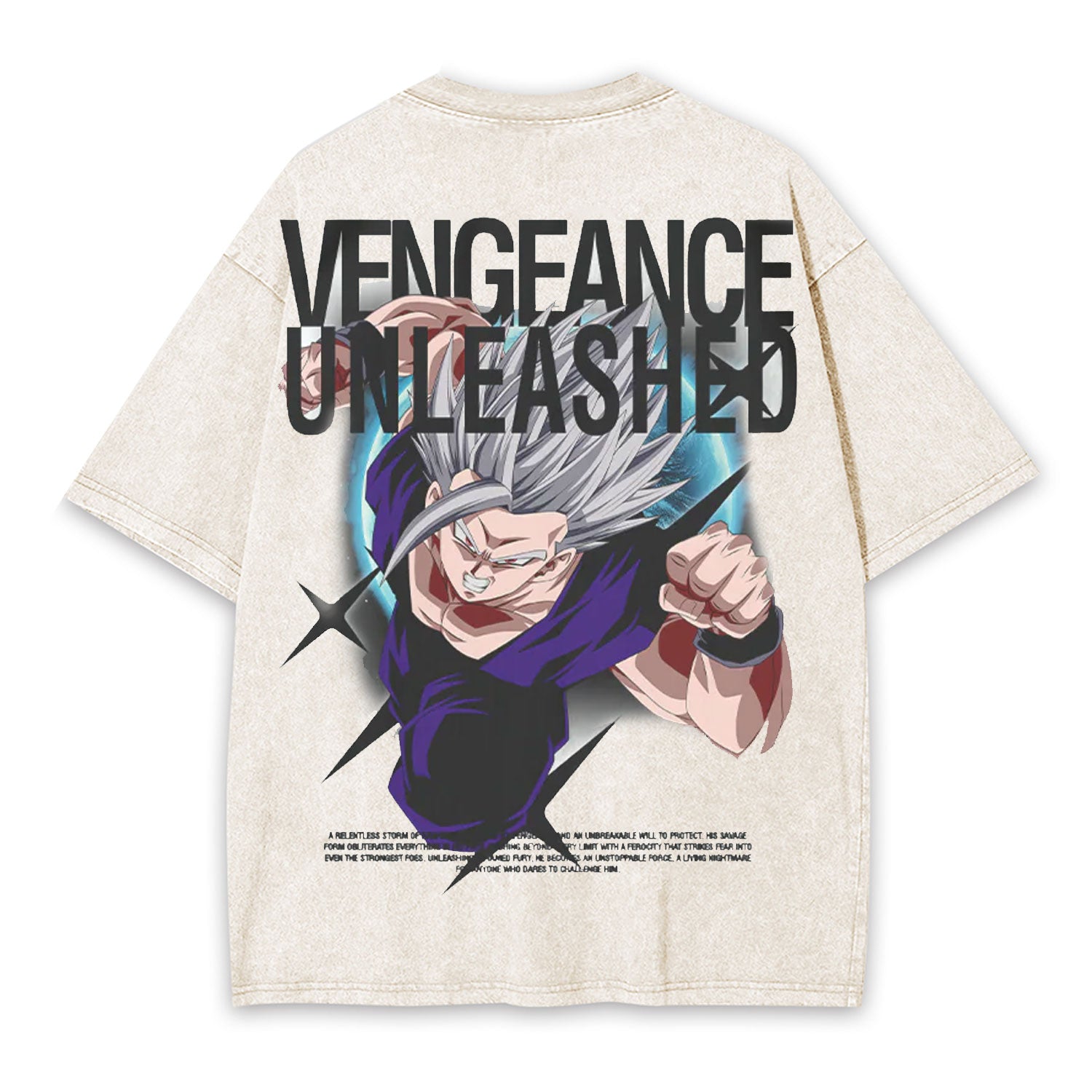 SON GOKU ANIME OVERSIZED TEE 丨 DRAGON BALL-[BACK]-comicclothing