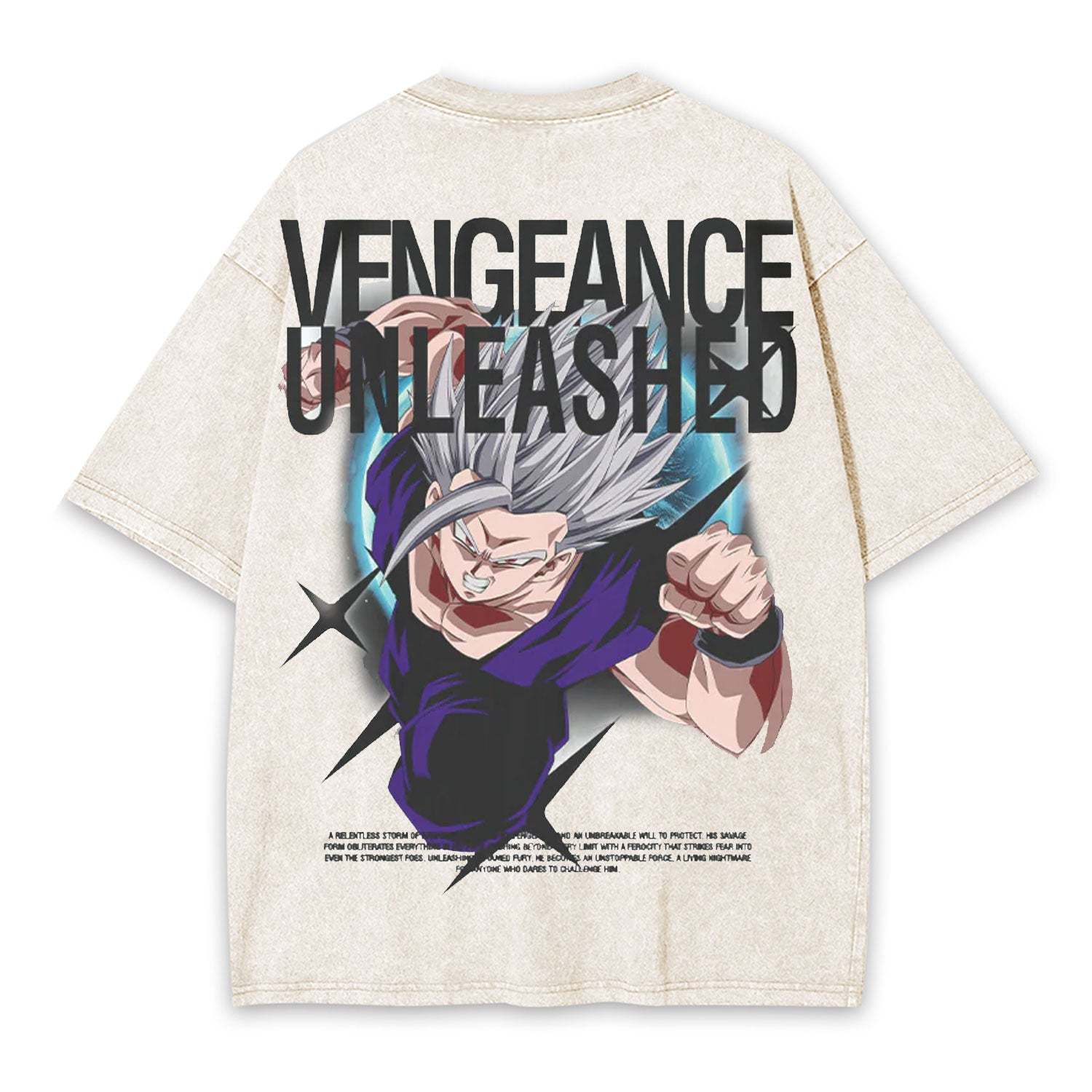 SON GOKU ANIME OVERSIZED TEE 丨 DRAGON BALL-[BACK]-comicclothing
