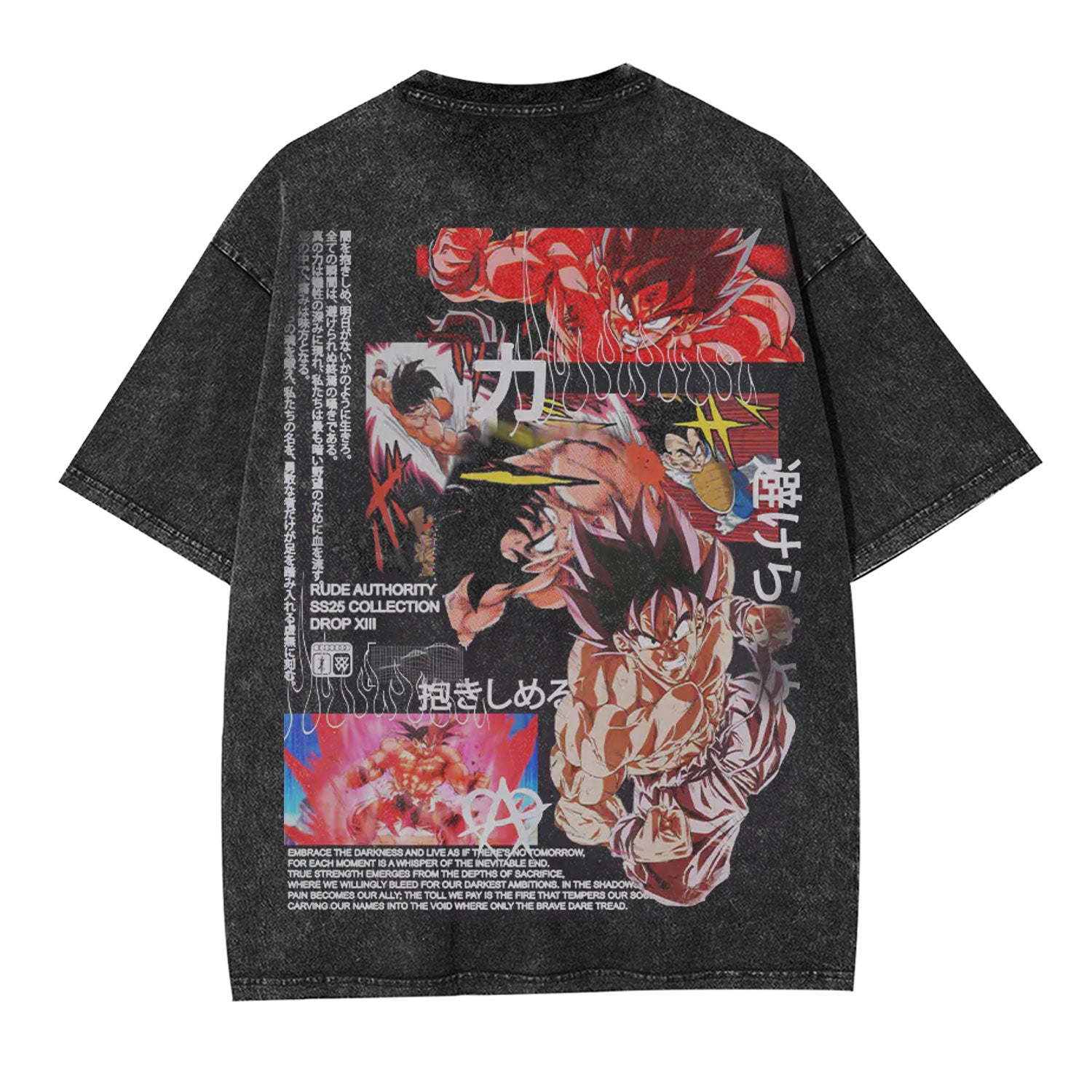 SON GOKU ANIME OVERSIZED TEE 丨 DRAGON BALL-[BACK]-comicclothing
