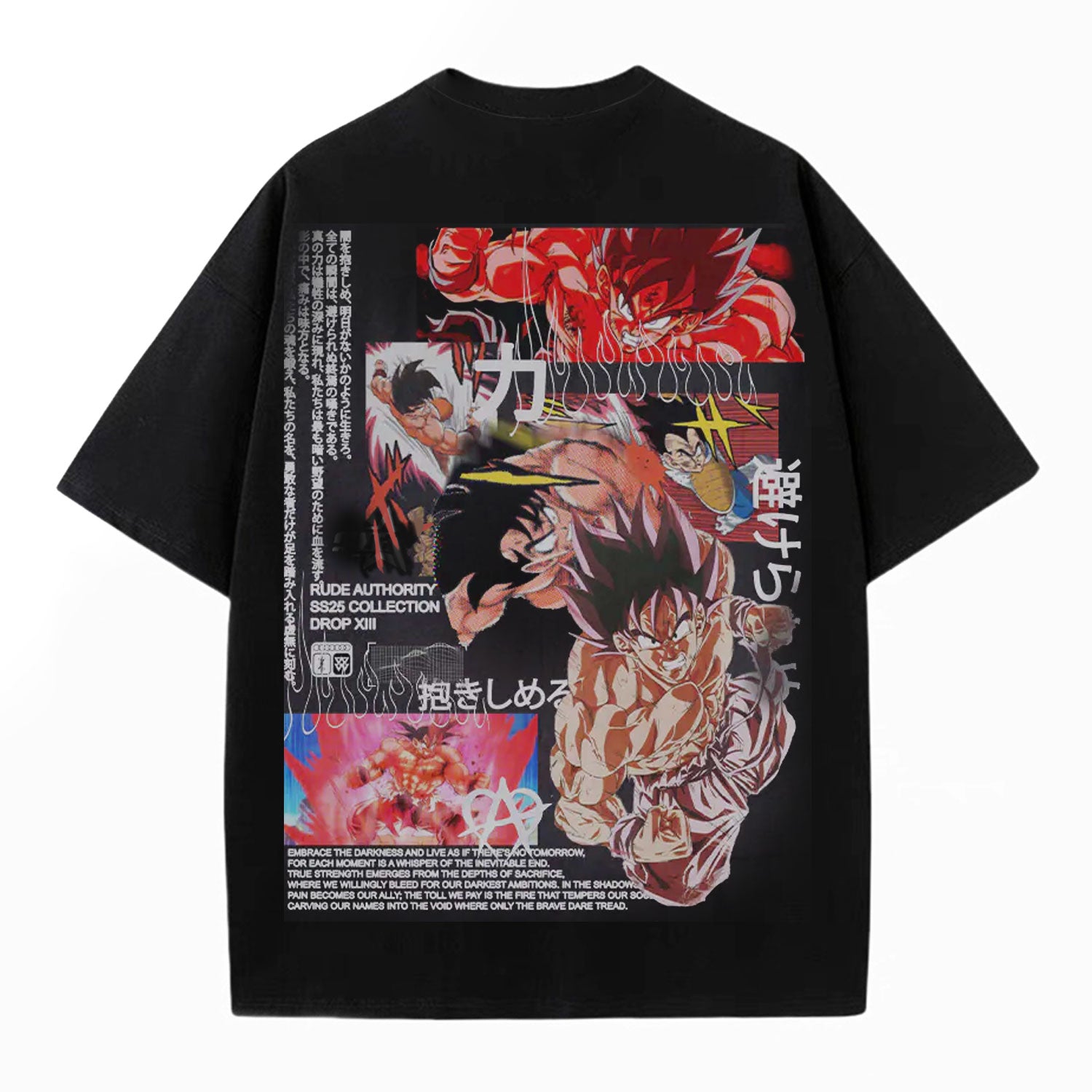 SON GOKU ANIME OVERSIZED TEE 丨 DRAGON BALL-[BACK]-comicclothing
