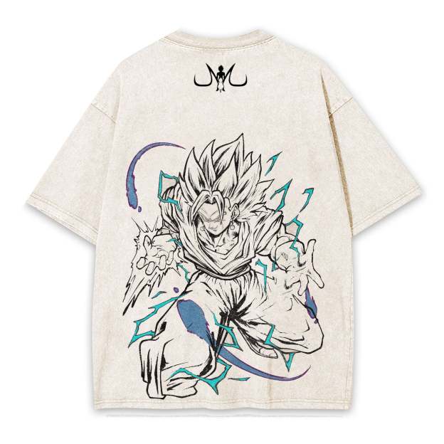 SON GOKU ANIME OVERSIZED TEE 丨 DRAGON BALL-[BACK]-comicclothing