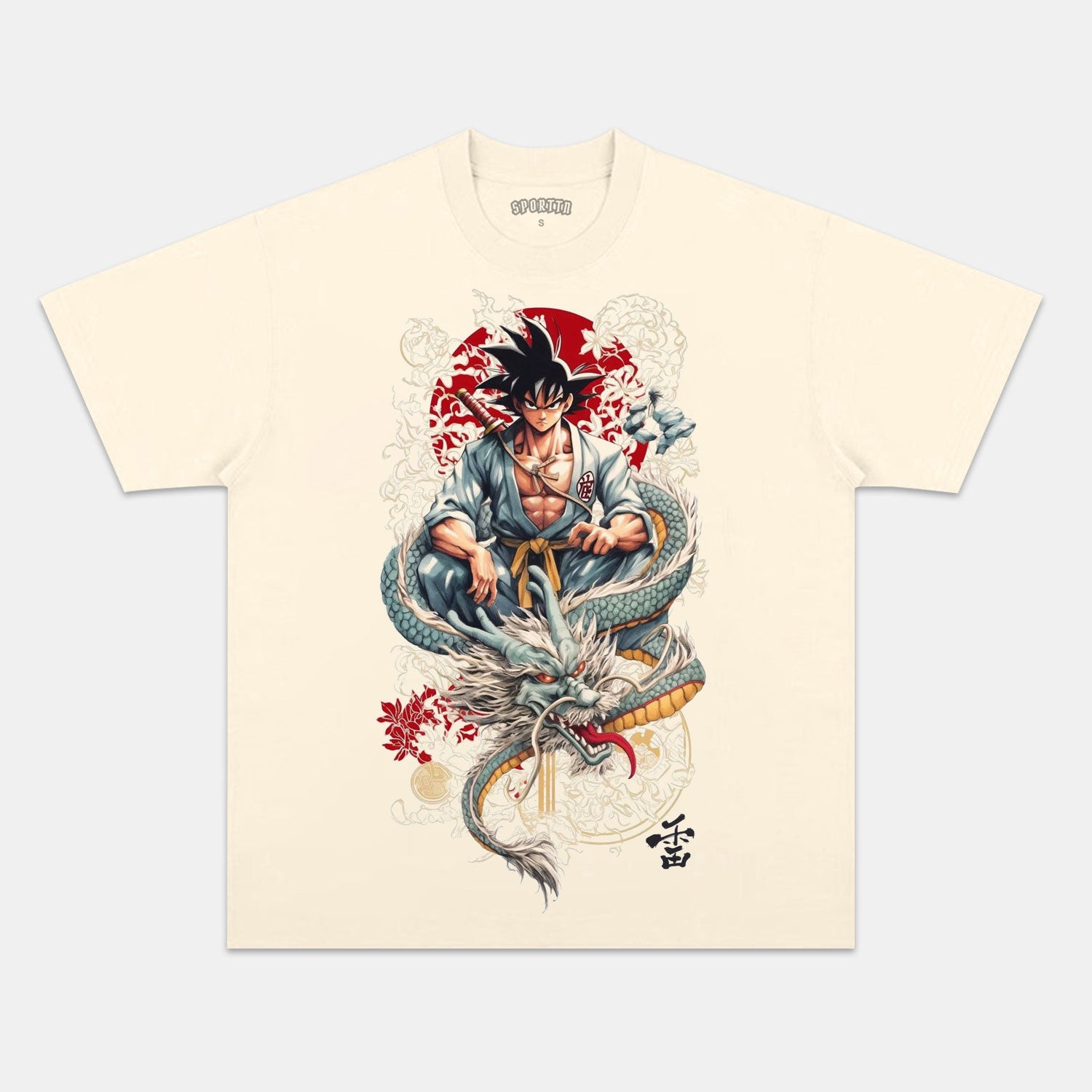 SON GOKU UNISEX ANIME INSPIRED VINTAGE T-SHIRT -comicclothing