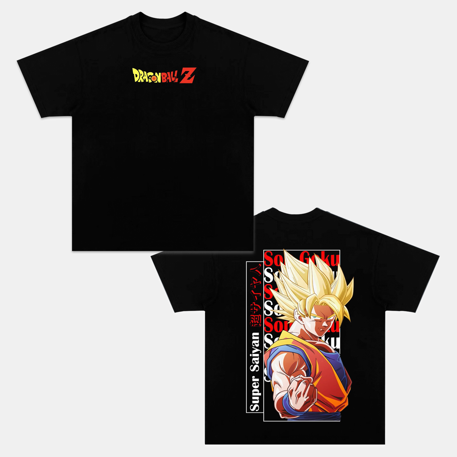 SON GOKU UNISEX ANIME INSPIRED VINTAGE T-SHIRT -comicclothing