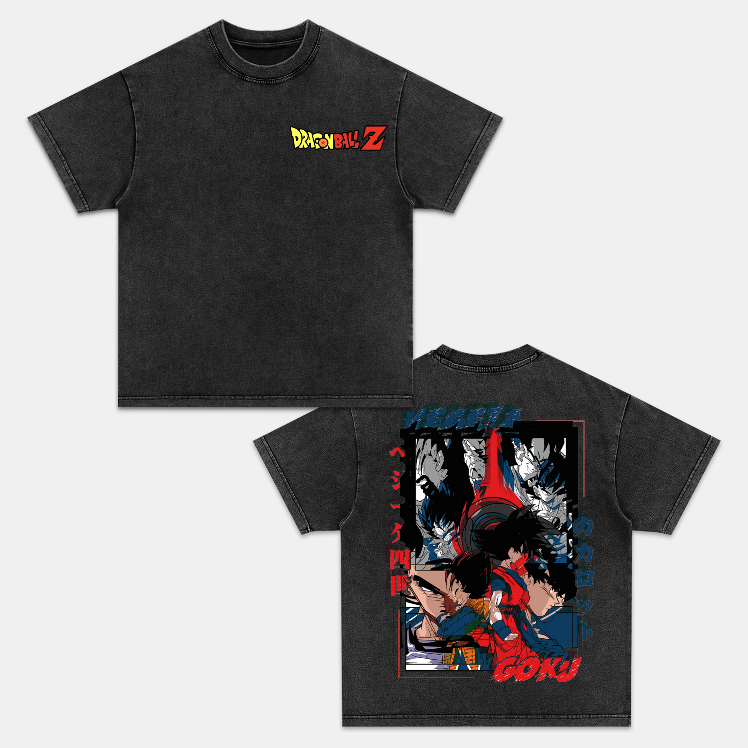 SON GOKU UNISEX ANIME INSPIRED VINTAGE T-SHIRT -comicclothing
