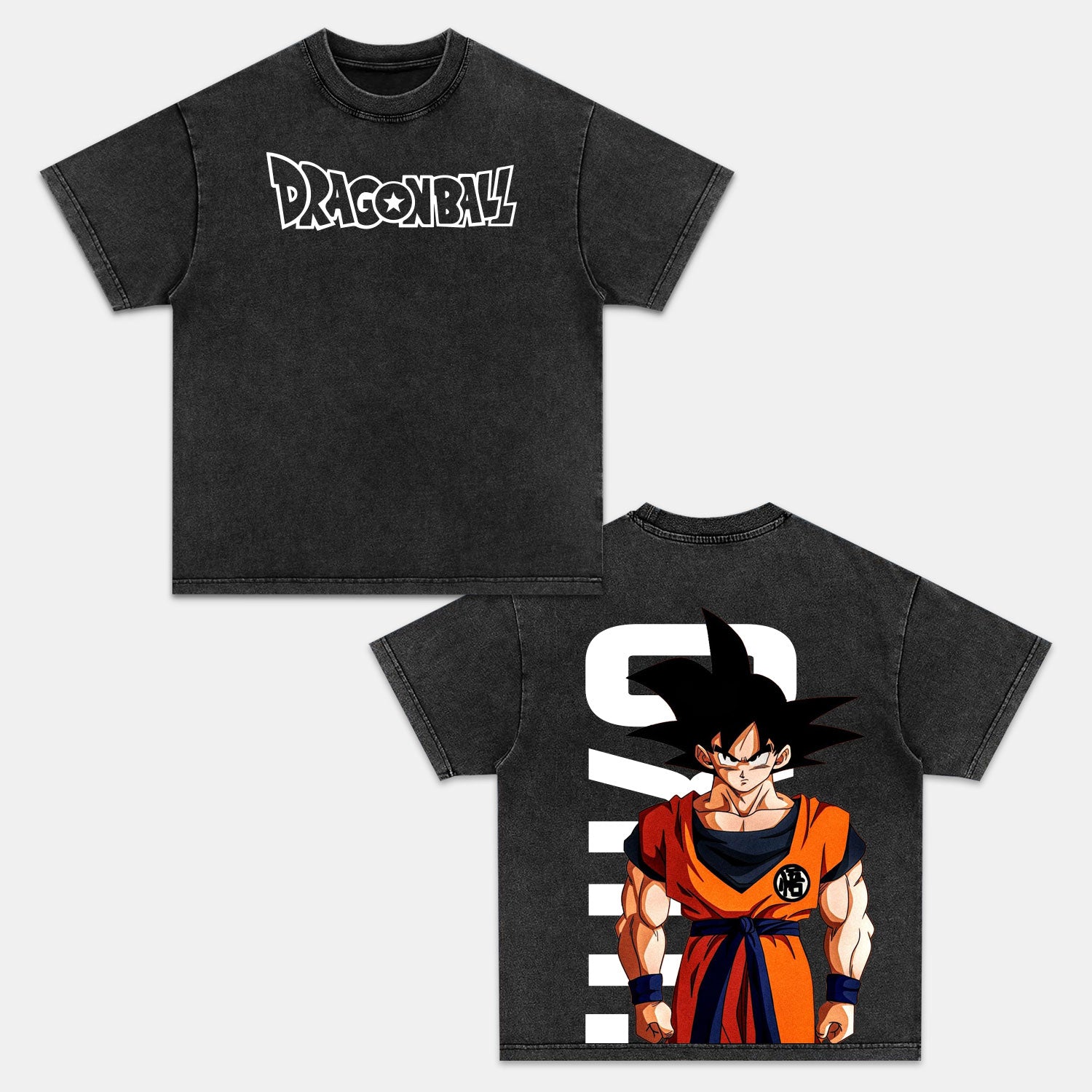 SON GOKU UNISEX ANIME INSPIRED VINTAGE T-SHIRT -comicclothing