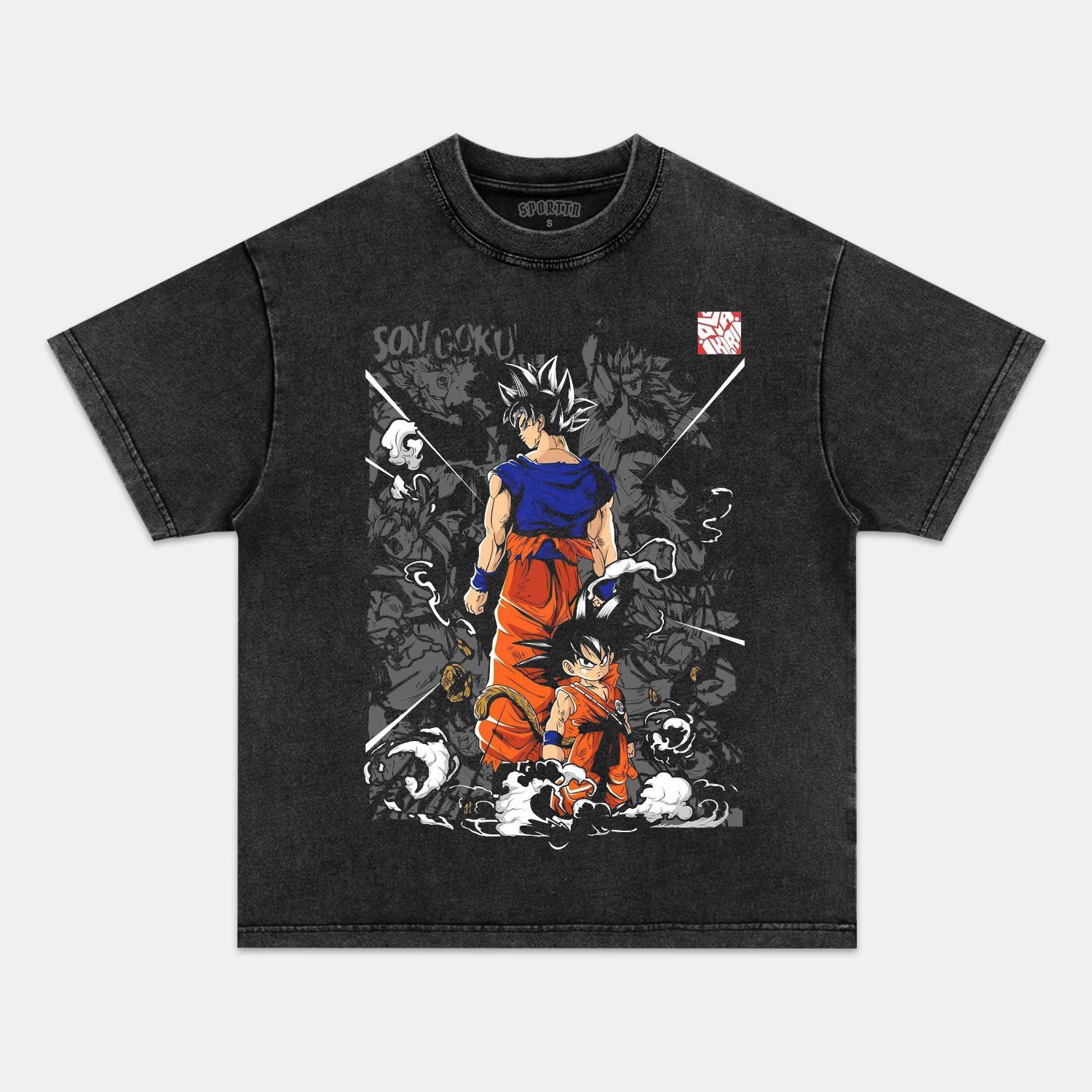 SON GOKU UNISEX ANIME INSPIRED VINTAGE T-SHIRT -comicclothing