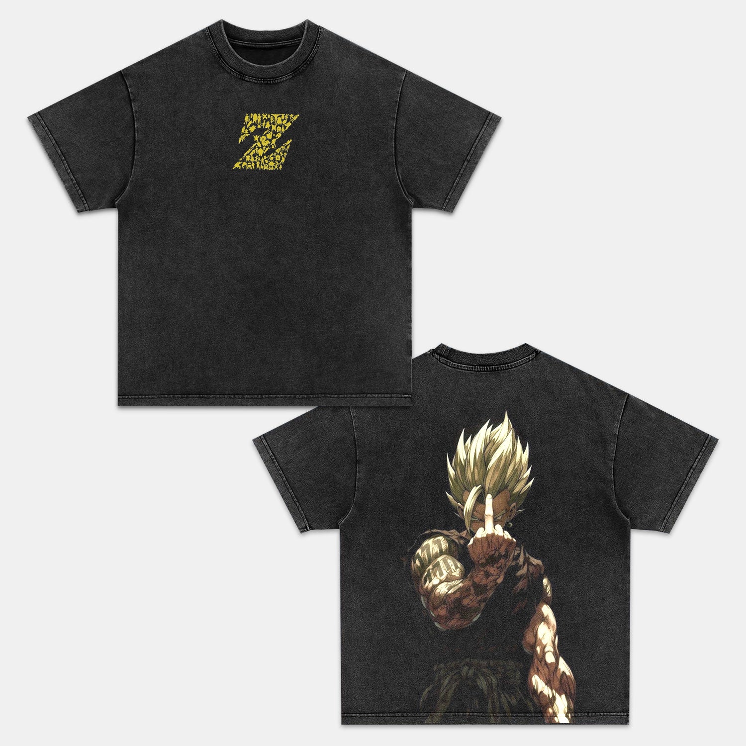 SON GOKU UNISEX ANIME INSPIRED VINTAGE T-SHIRT -comicclothing