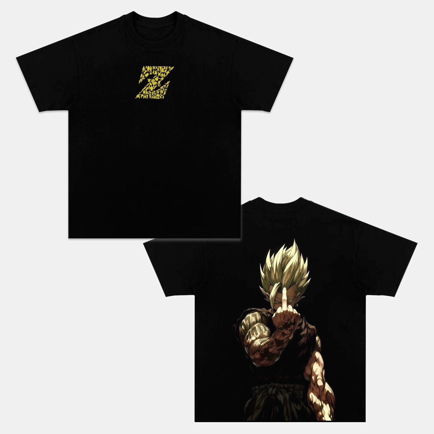 SON GOKU UNISEX ANIME INSPIRED VINTAGE T-SHIRT -comicclothing
